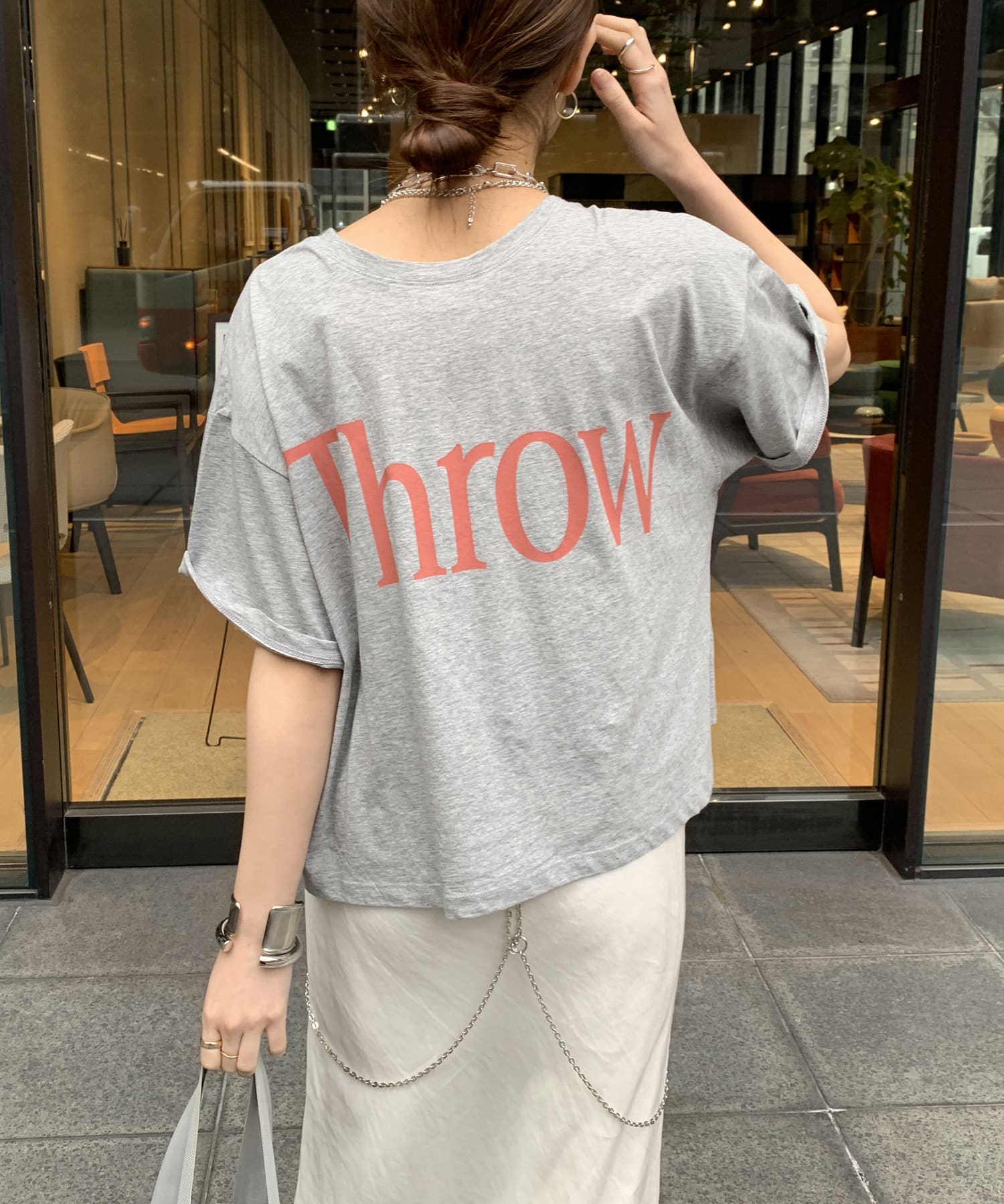 DOUDOU(ドゥドゥ) ThrowロゴTEE