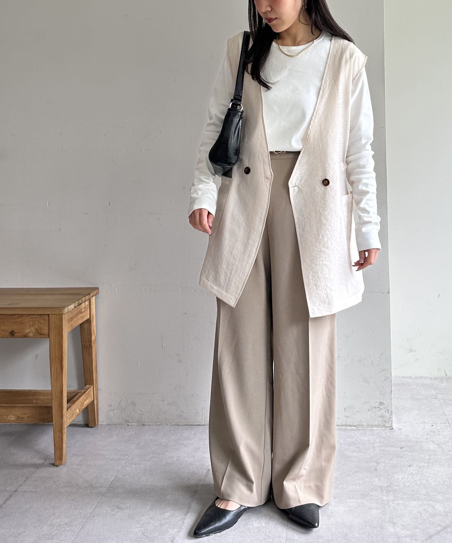 DISCOAT(ディスコート) 【着回し動画あり】シアードロストジレ