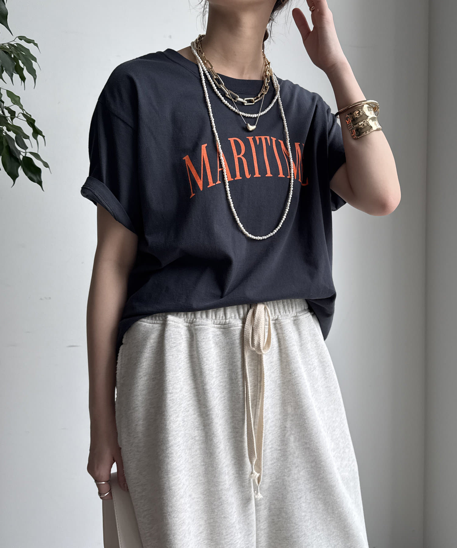 DOUDOU(ドゥドゥ) MARITIMEロゴTEE