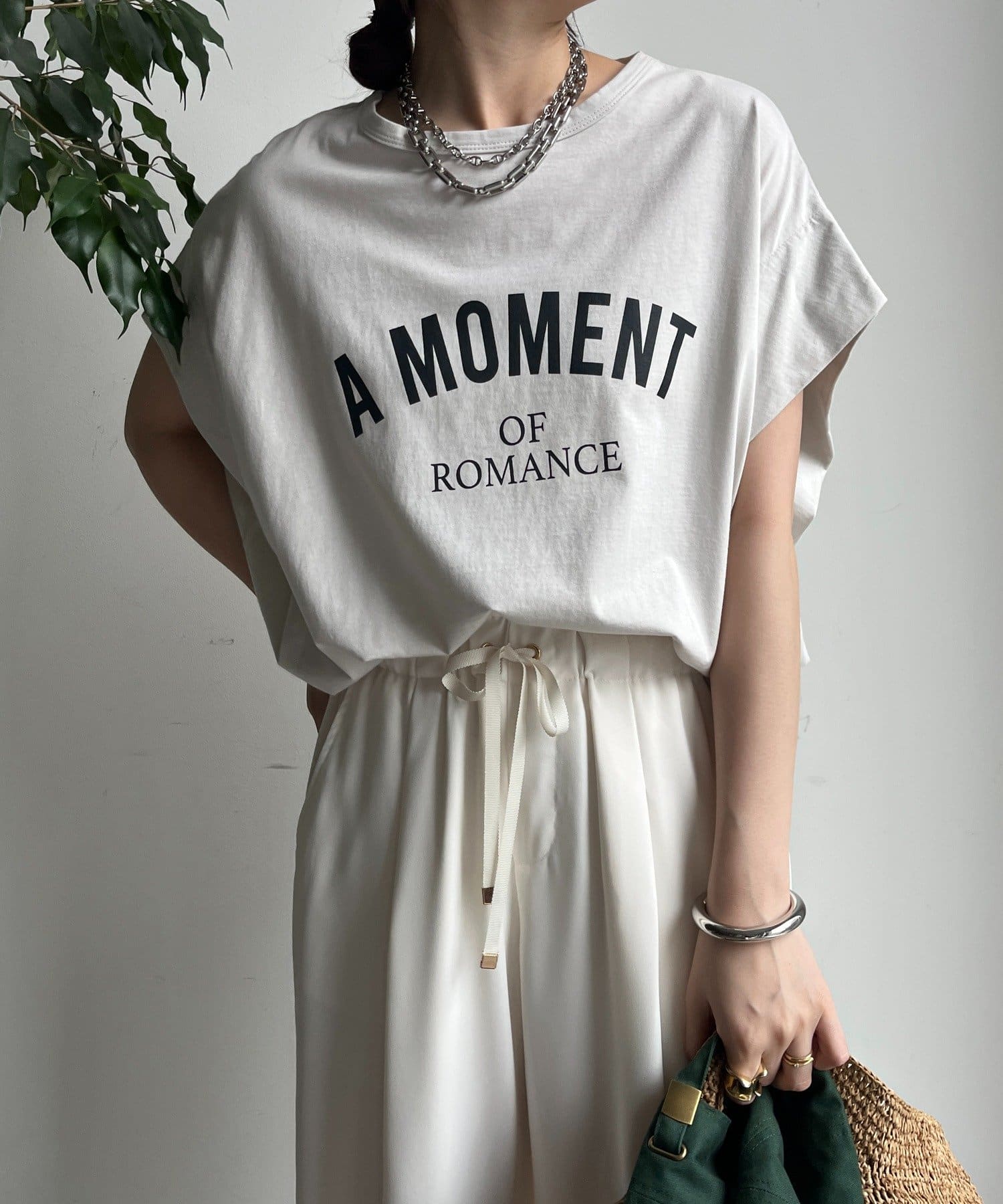 DOUDOU(ドゥドゥ) A MOMENTタックスリーブTEE
