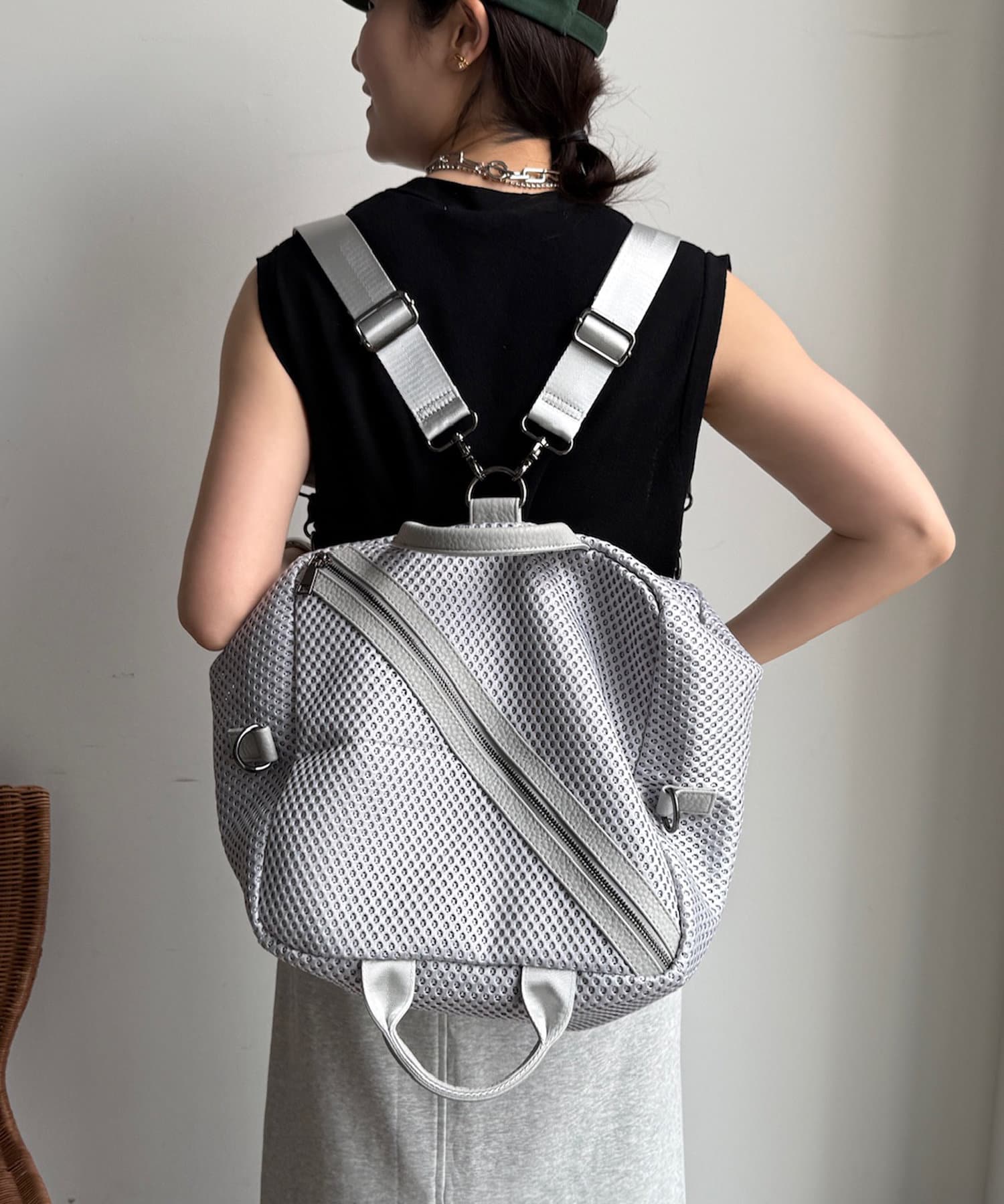WEB限定】2WAYメッシュバッグ | DOUDOU(ドゥドゥ)レディース WEB限定】2WAYメッシュバッグ | DOUDOU(ドゥドゥ)レディース