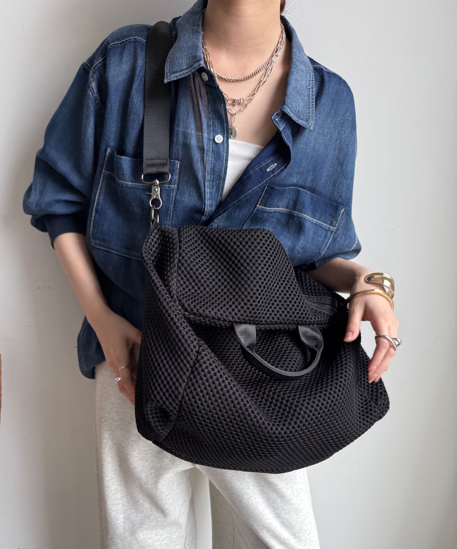 DOUDOU(ドゥドゥ) 【WEB限定】２WAYメッシュバッグ