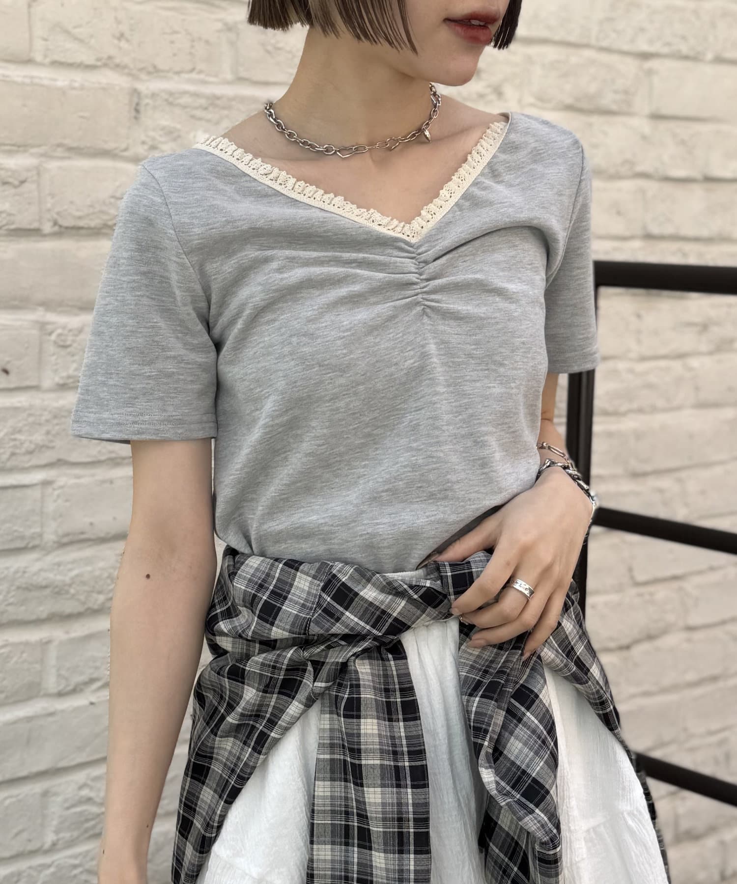 w closet(ダブルクローゼット) レーステープT