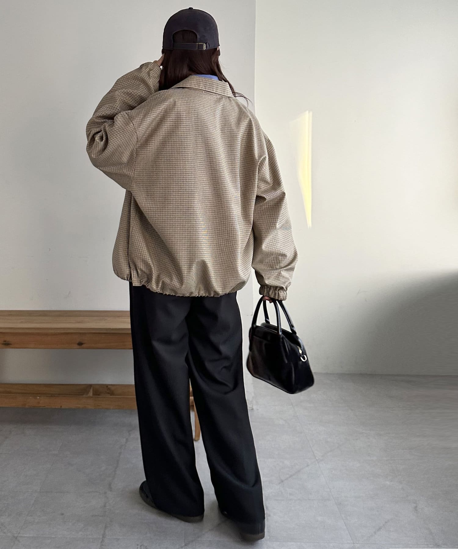 OUTLET(アウトレット) 【Discoat】【ユニセックス】チェックシャツブルゾン