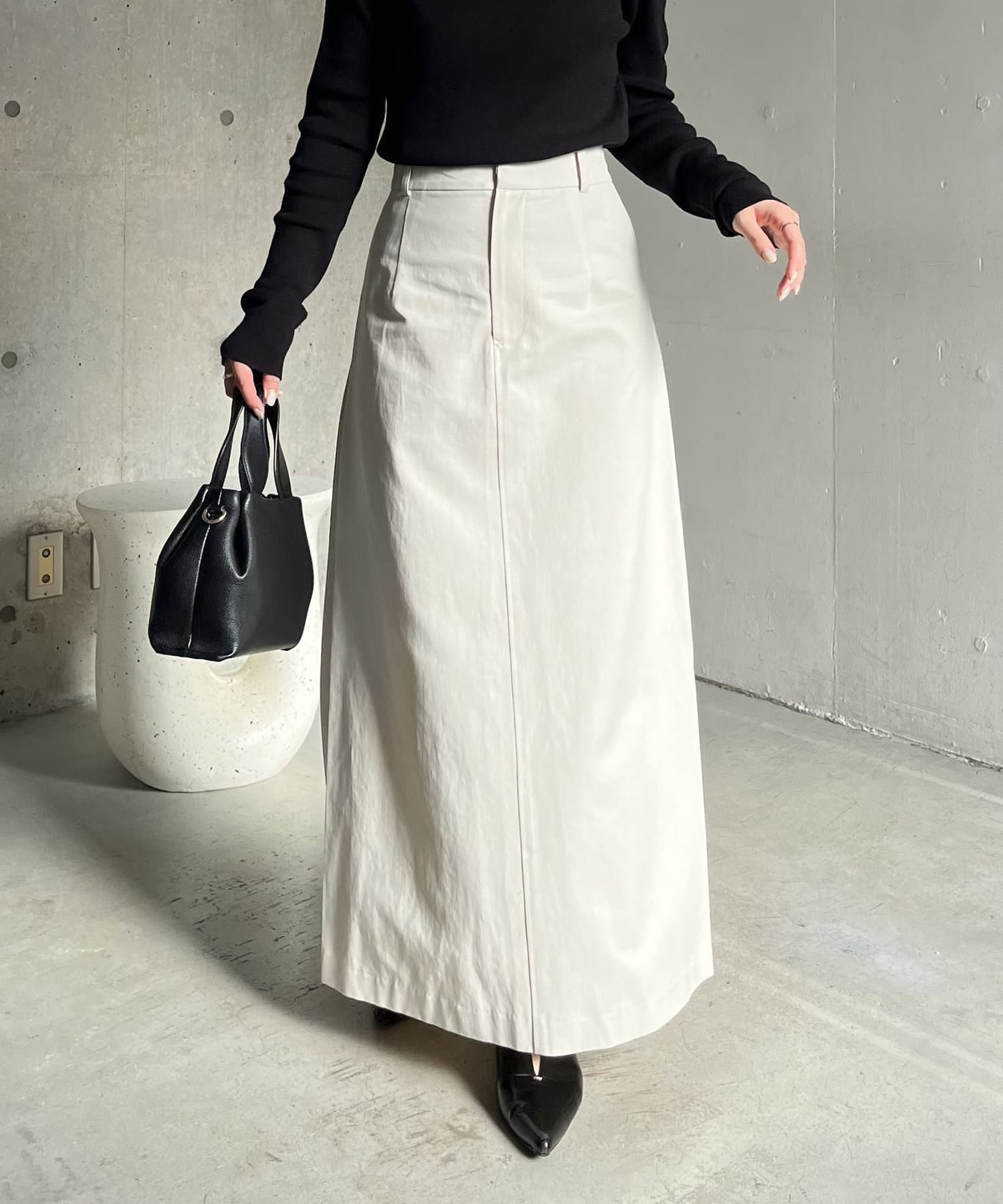 CAPRICIEUX LE'MAGE】サイドタックAラインスカート | OUTLET