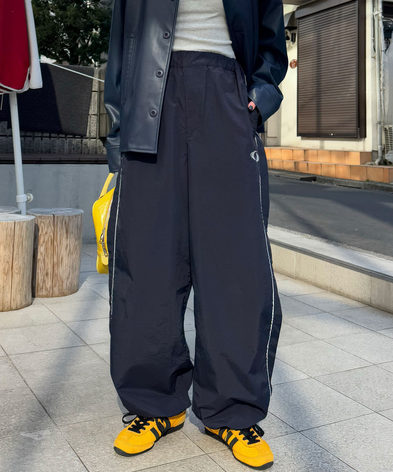 Ciaopanic】ナイロンバギートラックパンツ | OUTLET