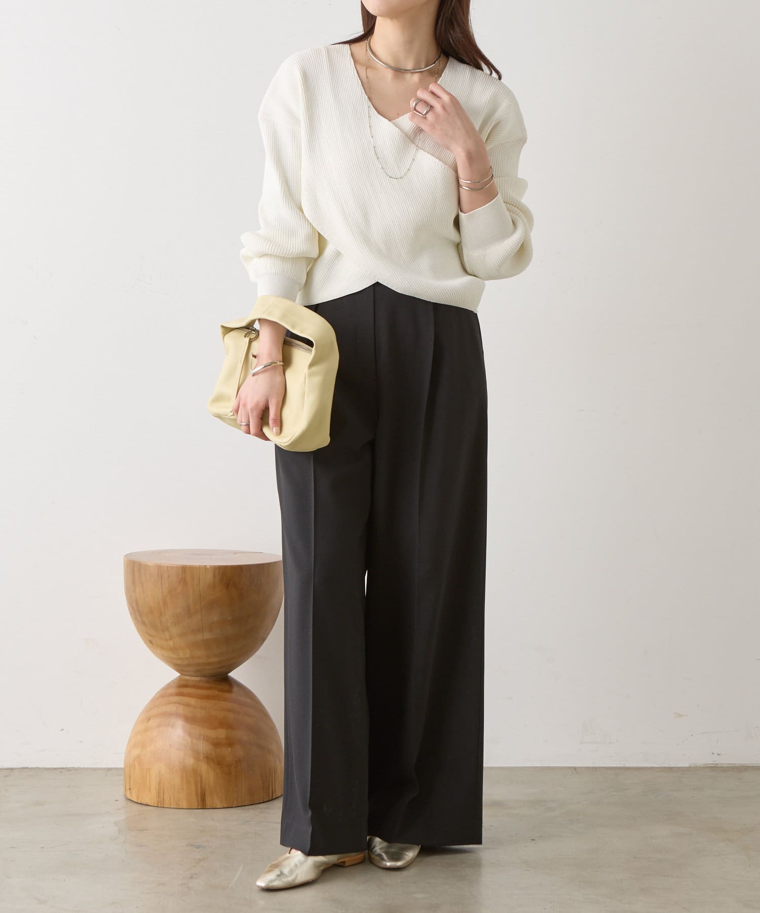 DIANE von FURSTENBERG カシュクールニット DIANE VON FURSTENBERG(ダイアンフォンファステンバーグ) カシュクール