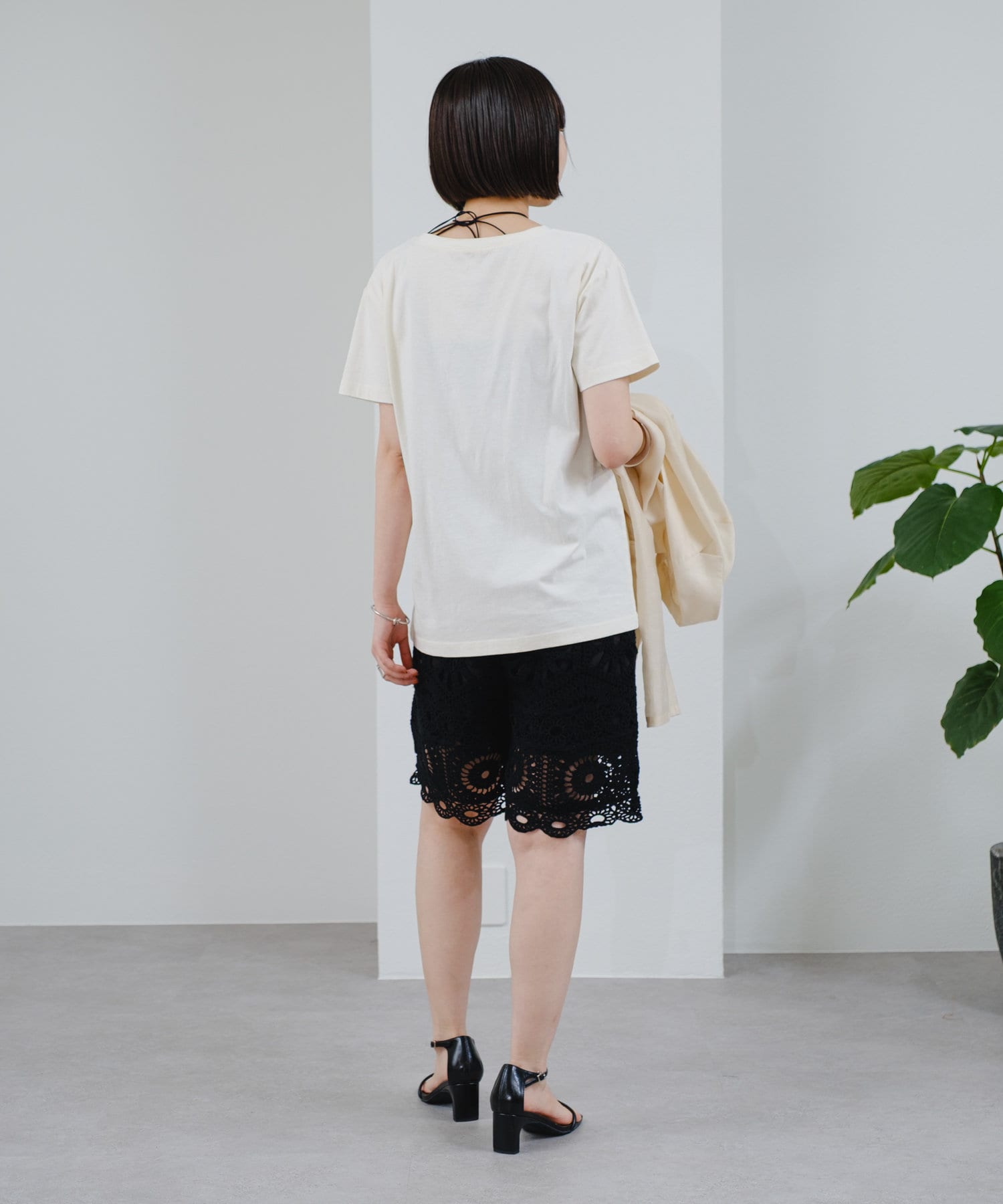 mystic(ミスティック) クロシェショートパンツ