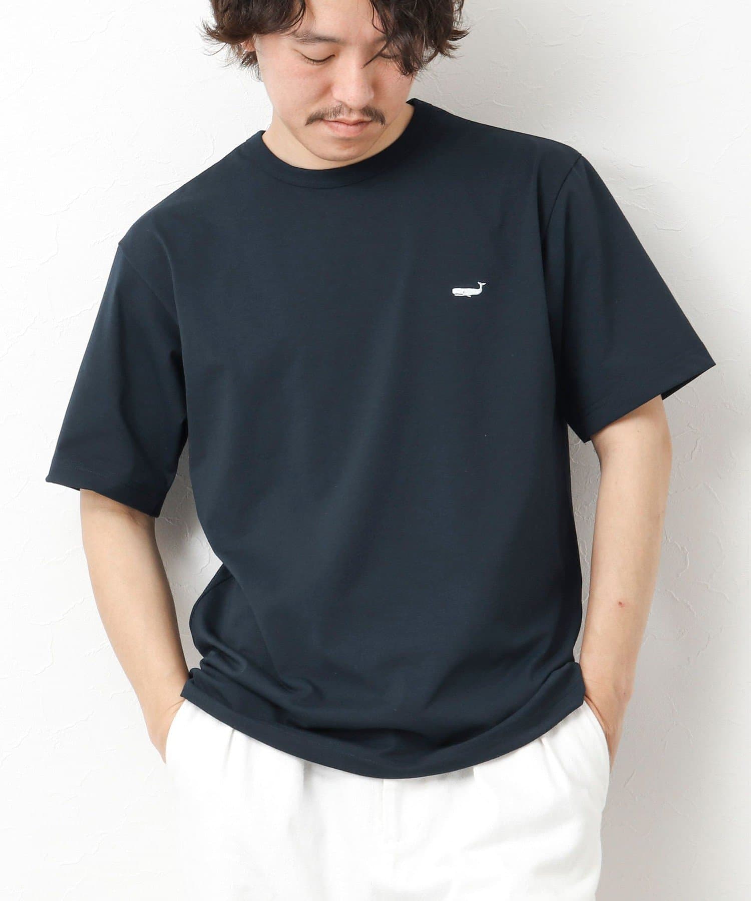NOLLEY'S(ノーリーズ) 《吸水速乾・UVカット》クジラTee 25SS