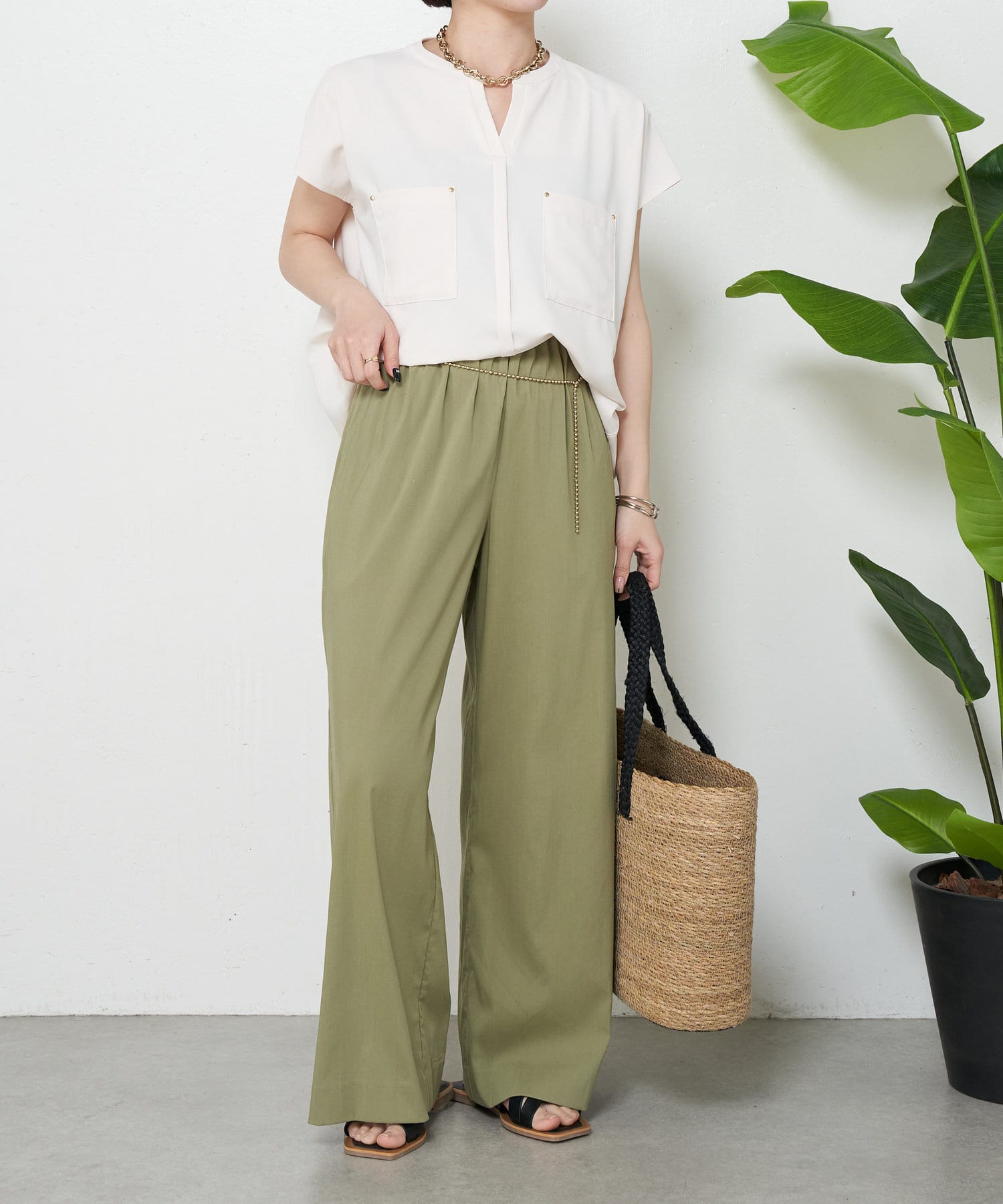 お気に入り総選挙対象／人気シャツの夏verが新登場！】スタッズ