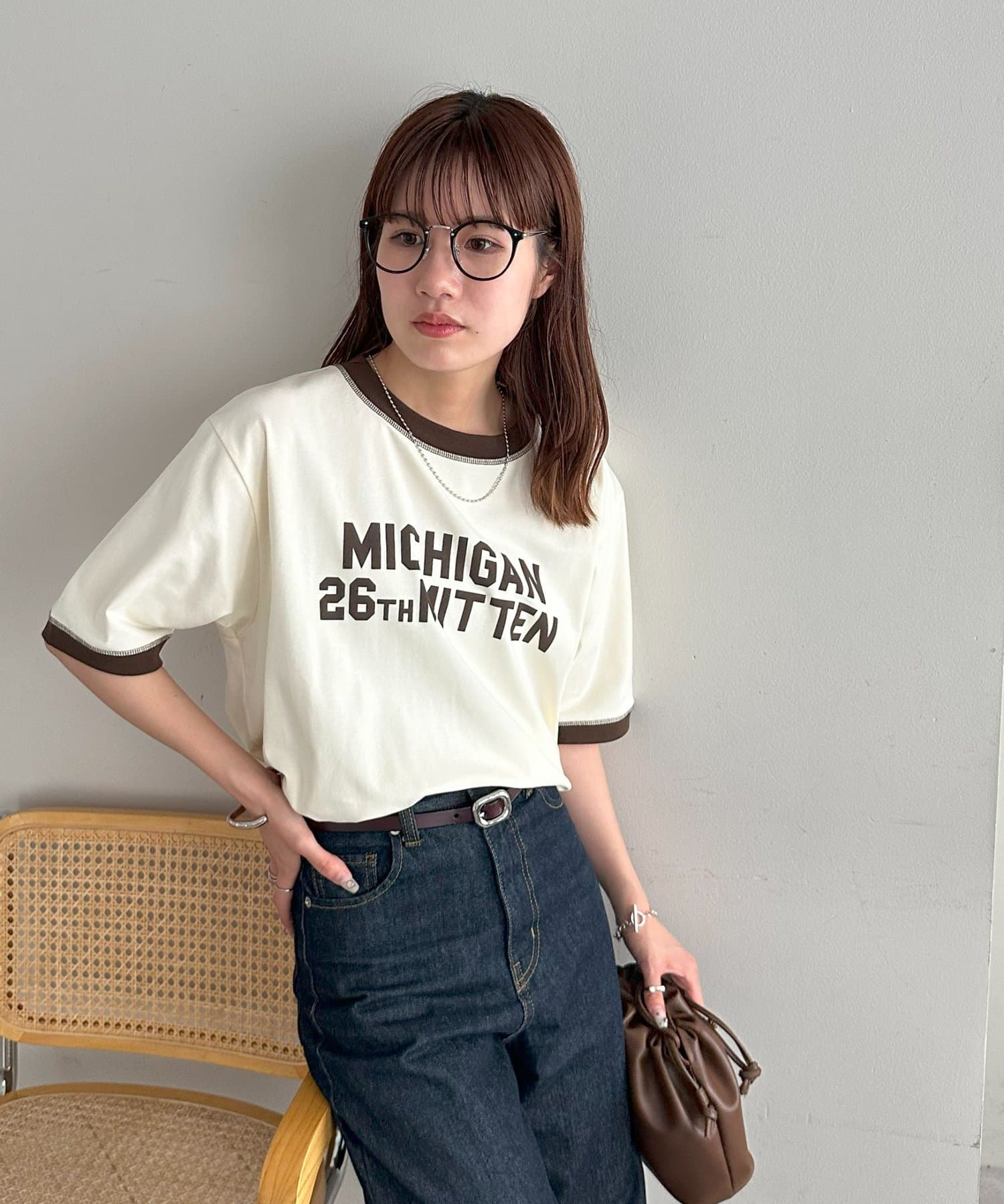 ユニセックス】アソートロゴプリントリンガーTシャツ | DISCOAT