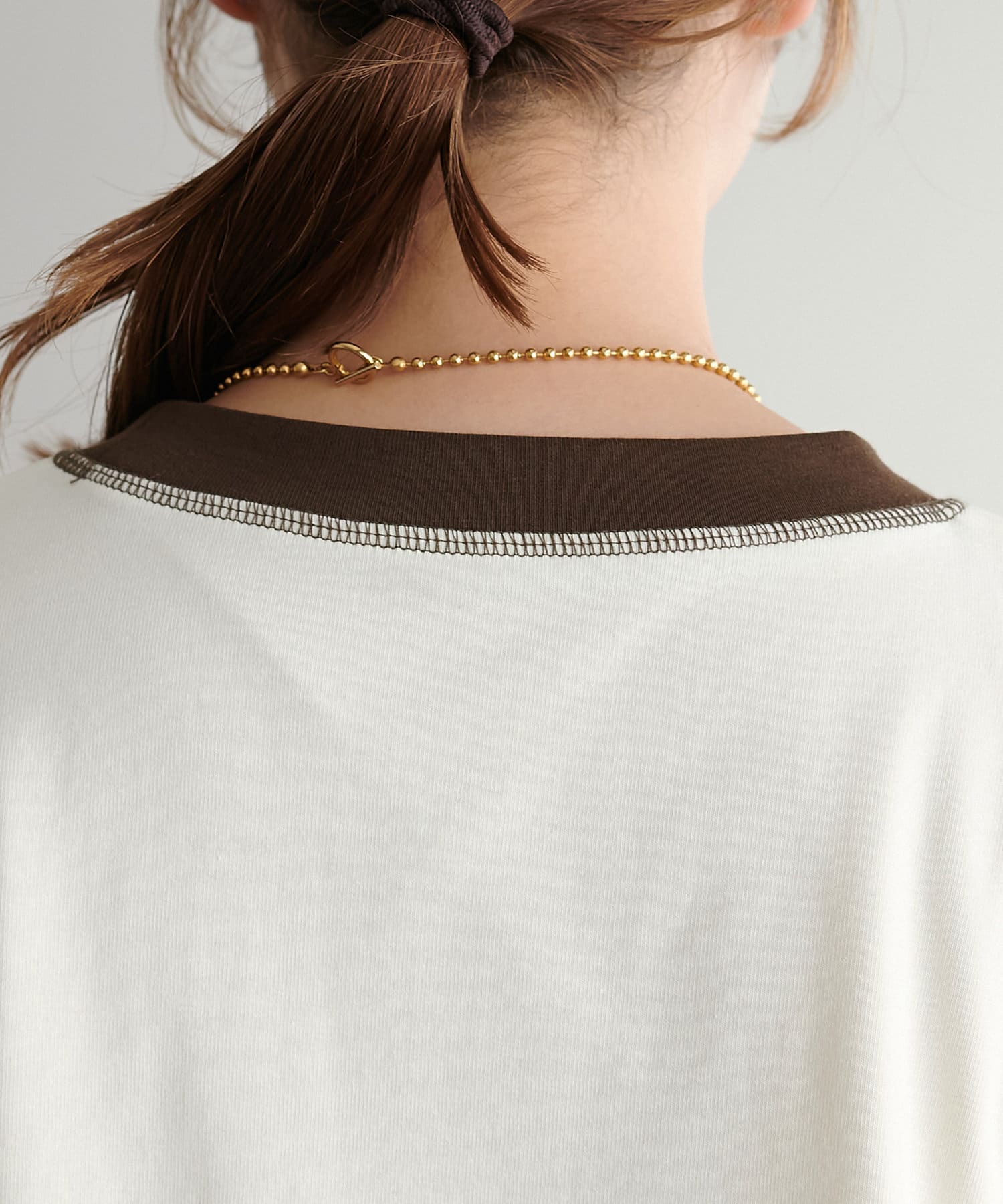 DISCOAT(ディスコート) 【ユニセックス】アソートロゴプリントリンガーTシャツ