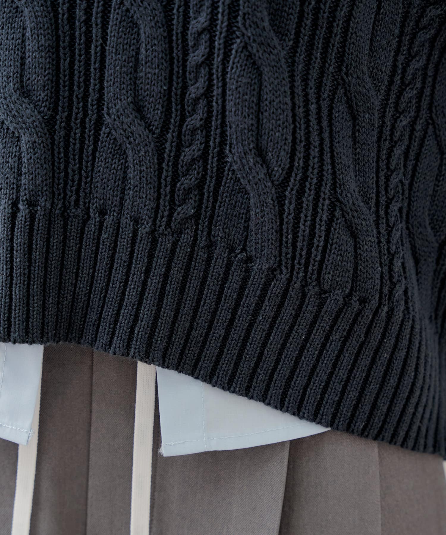 OUTLET(アウトレット) 【Chico】ノースリシャツ＋オフショルニット