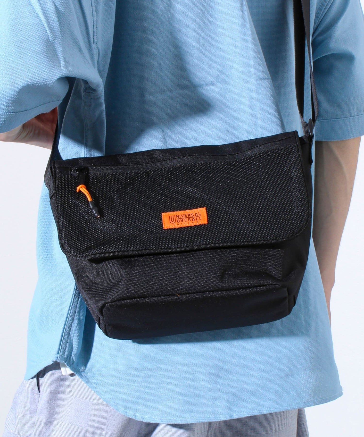 FREDY & GLOSTER(フレディ アンド グロスター) 【UNIVERSAL OVERALL】メッシュフラップショルダーバッグ