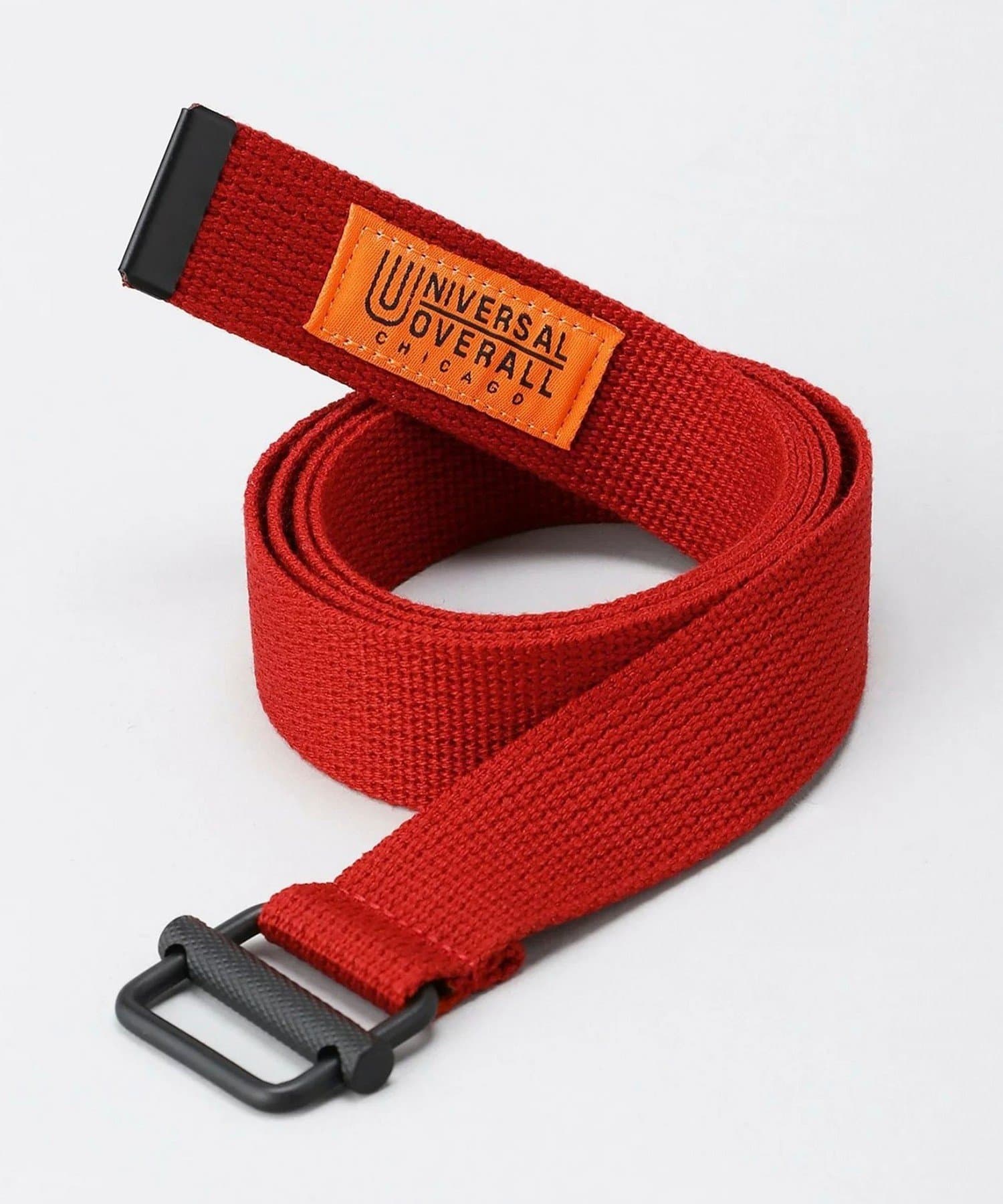 No.UV08371バッグに使われるフランスカンを使ったベルト。GIベルト感覚でラフに使いたいアイテムです。【UNIVERSAL OVERALL/ユニバーサルオーバーオール】1924年に創業したアメリ