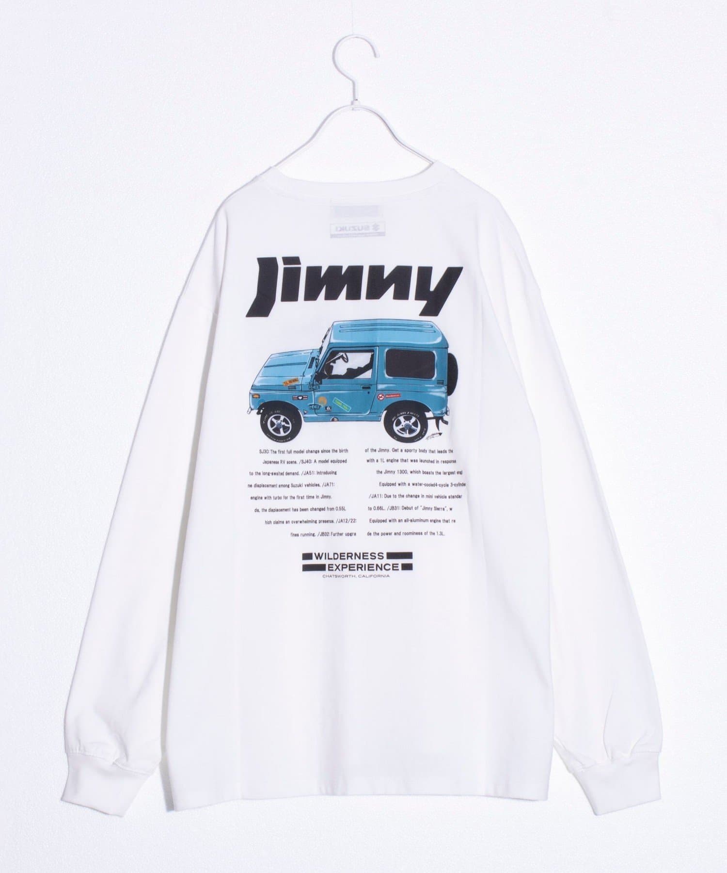 FREDY & GLOSTER(フレディ アンド グロスター) 【WILDERNESS EXPERIENCE×JIMNY】別注プリント ロンT