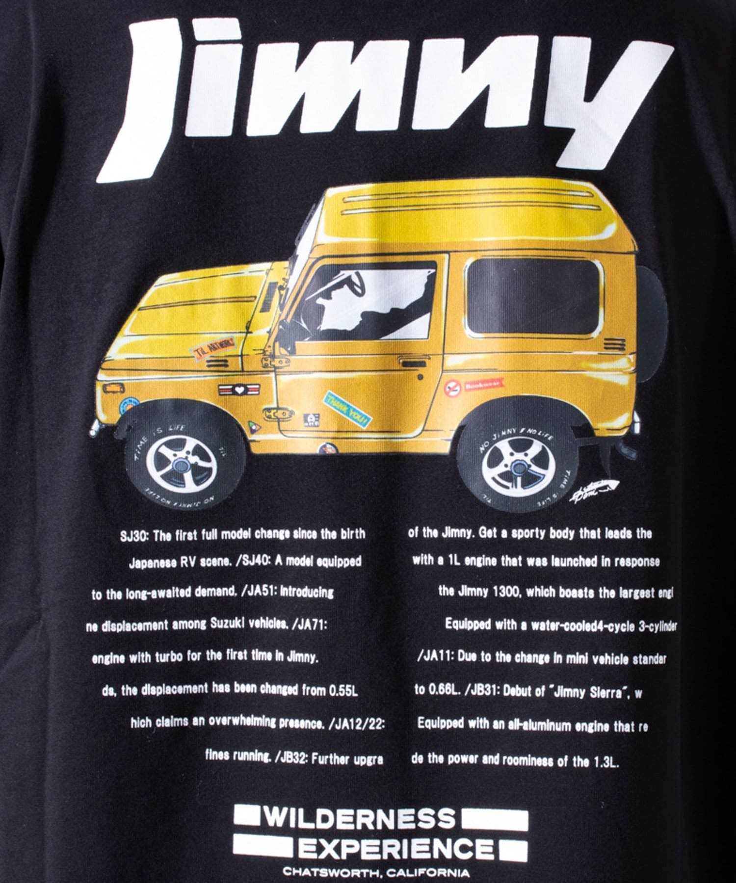 FREDY & GLOSTER(フレディ アンド グロスター) 【WILDERNESS EXPERIENCE×JIMNY】別注プリント ロンT