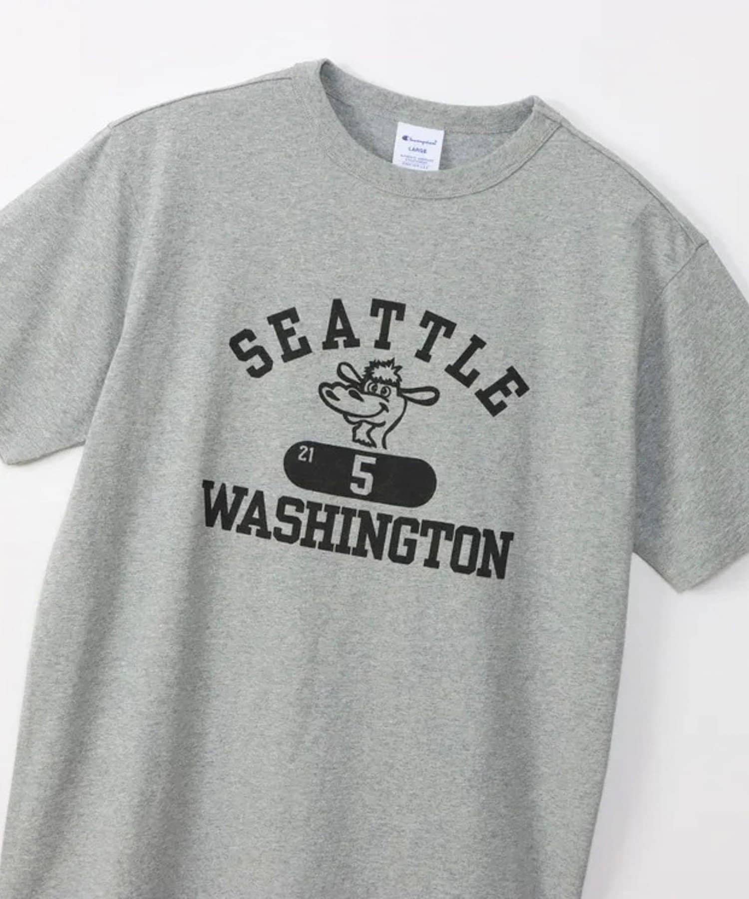 FREDY & GLOSTER(フレディ アンド グロスター) 【Champion】SEATTLE PRINT TEE ショートスリーブTシャツ