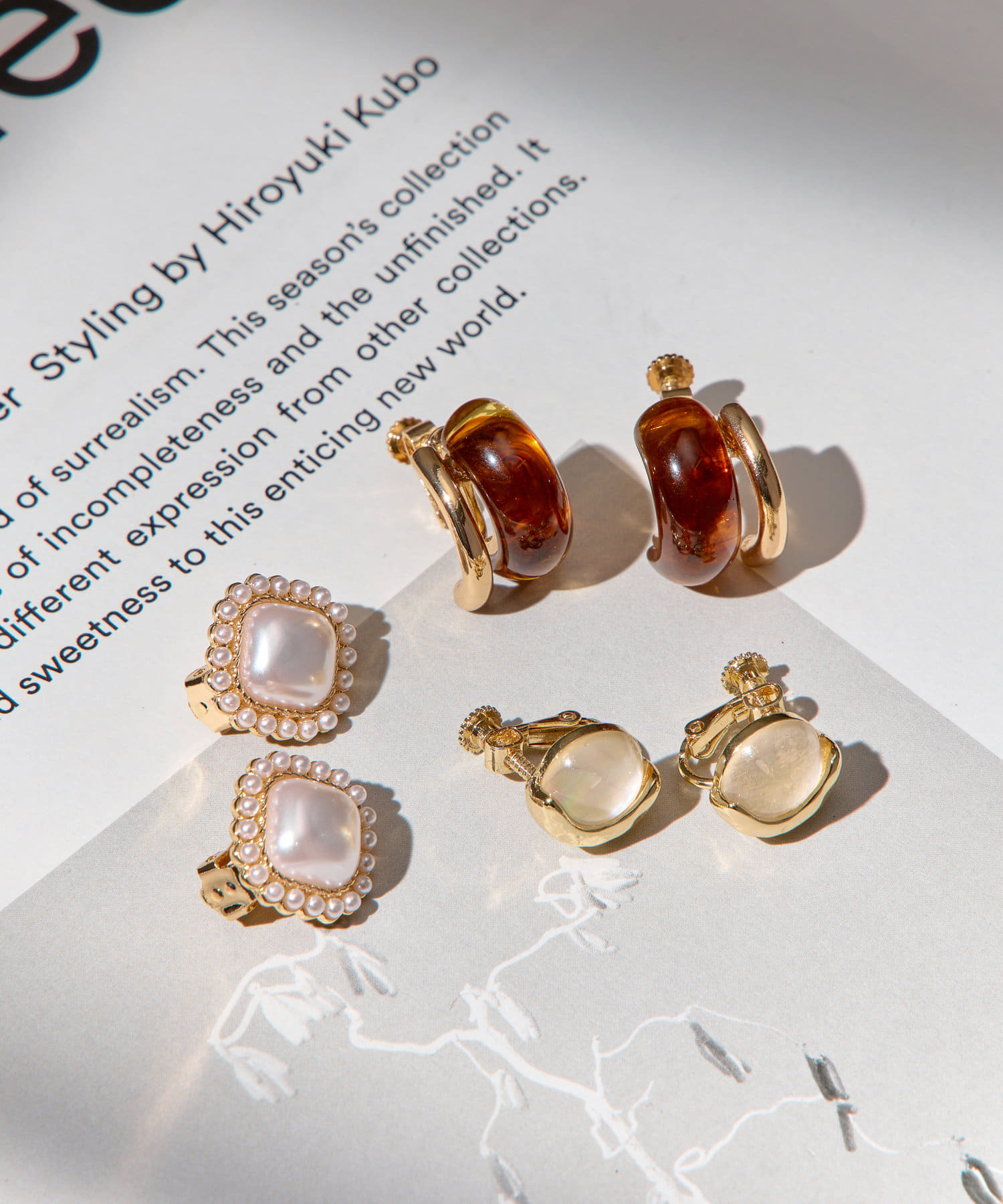 Lattice(ラティス) ニュアンスカラーイヤリング