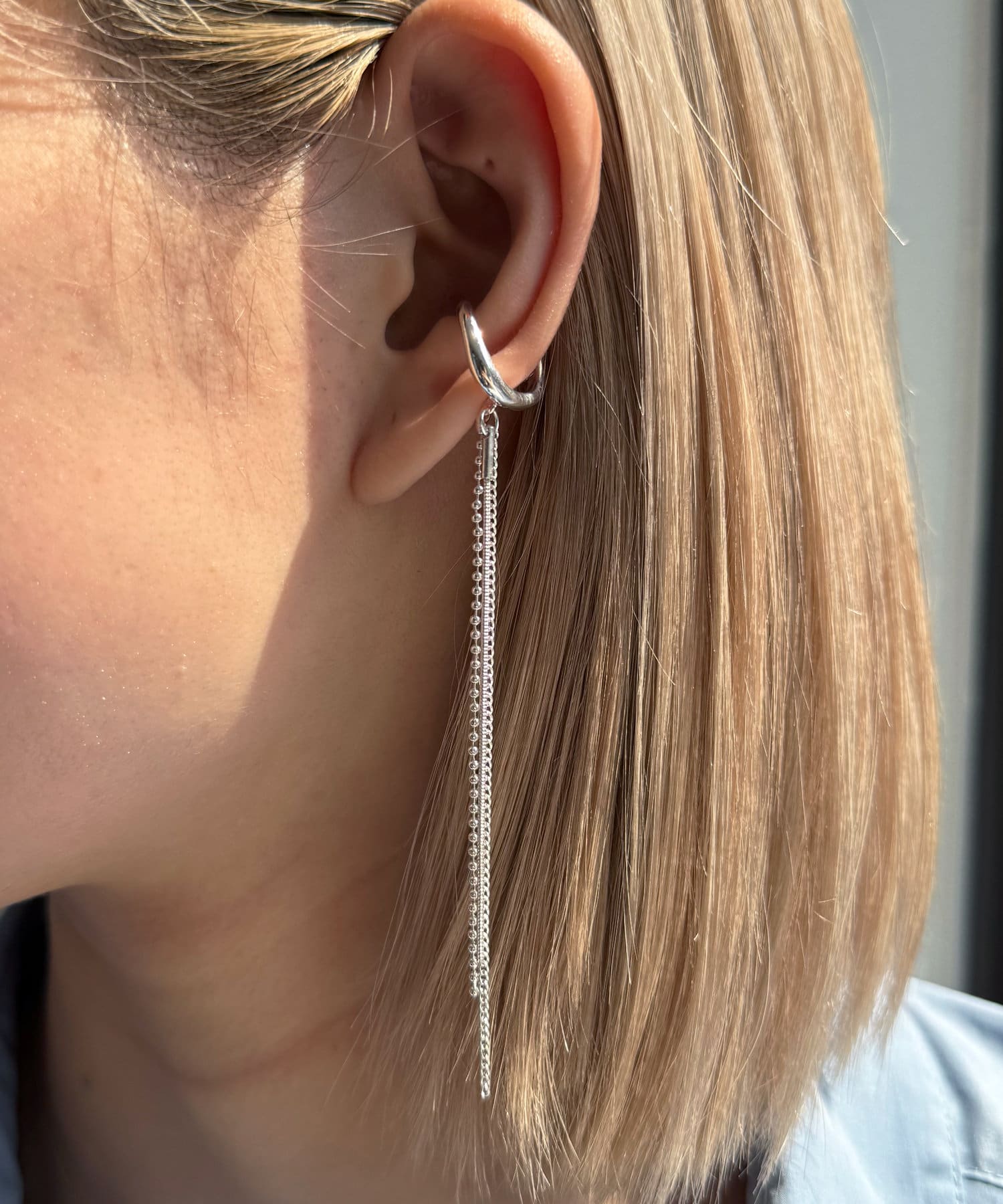 Lattice(ラティス) ロングチェーンイヤカフ