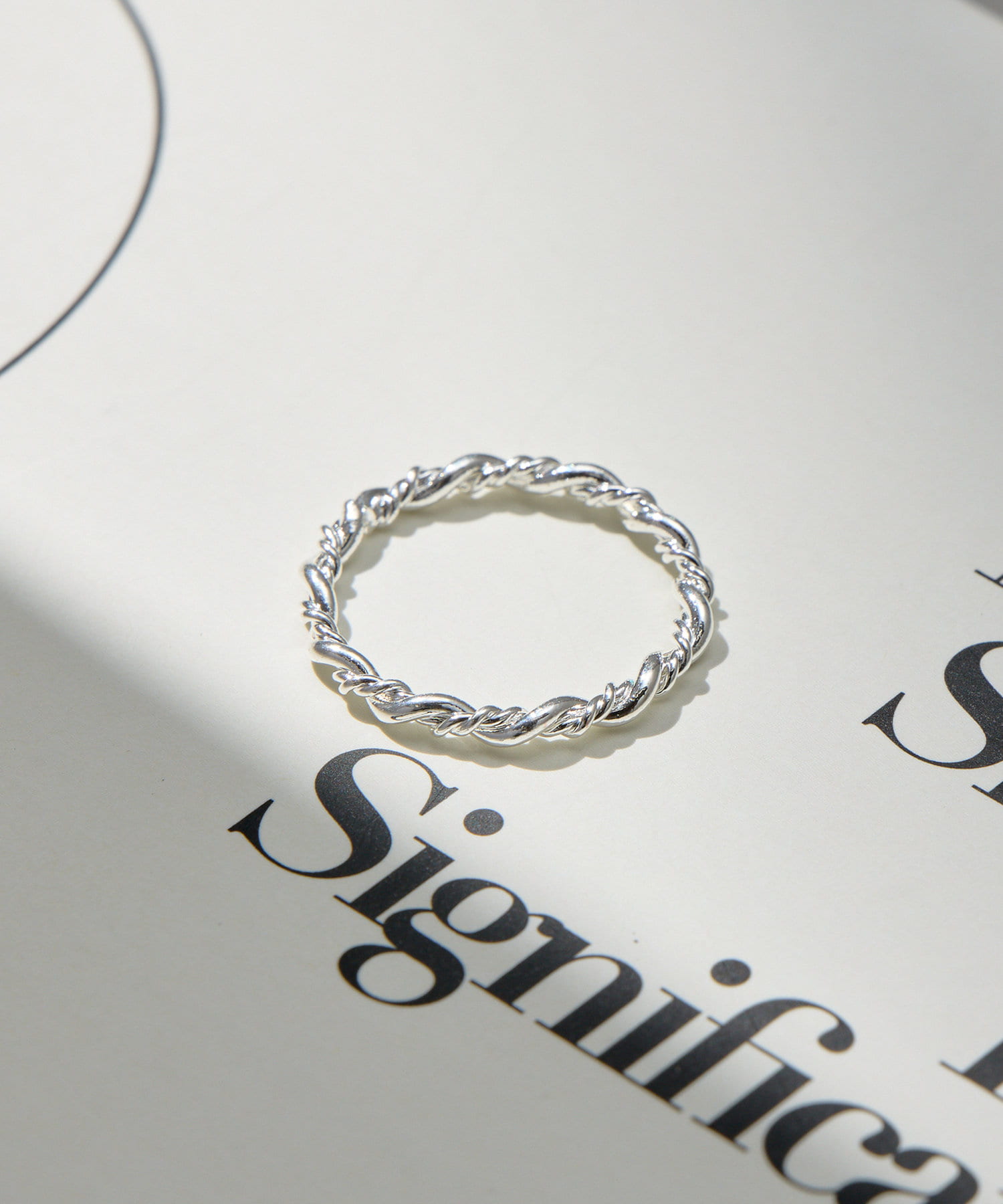 Lattice(ラティス) ロープメタルリング