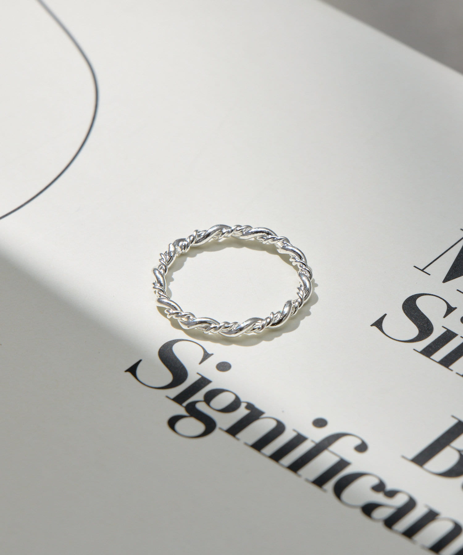 Lattice(ラティス) ロープメタルリング