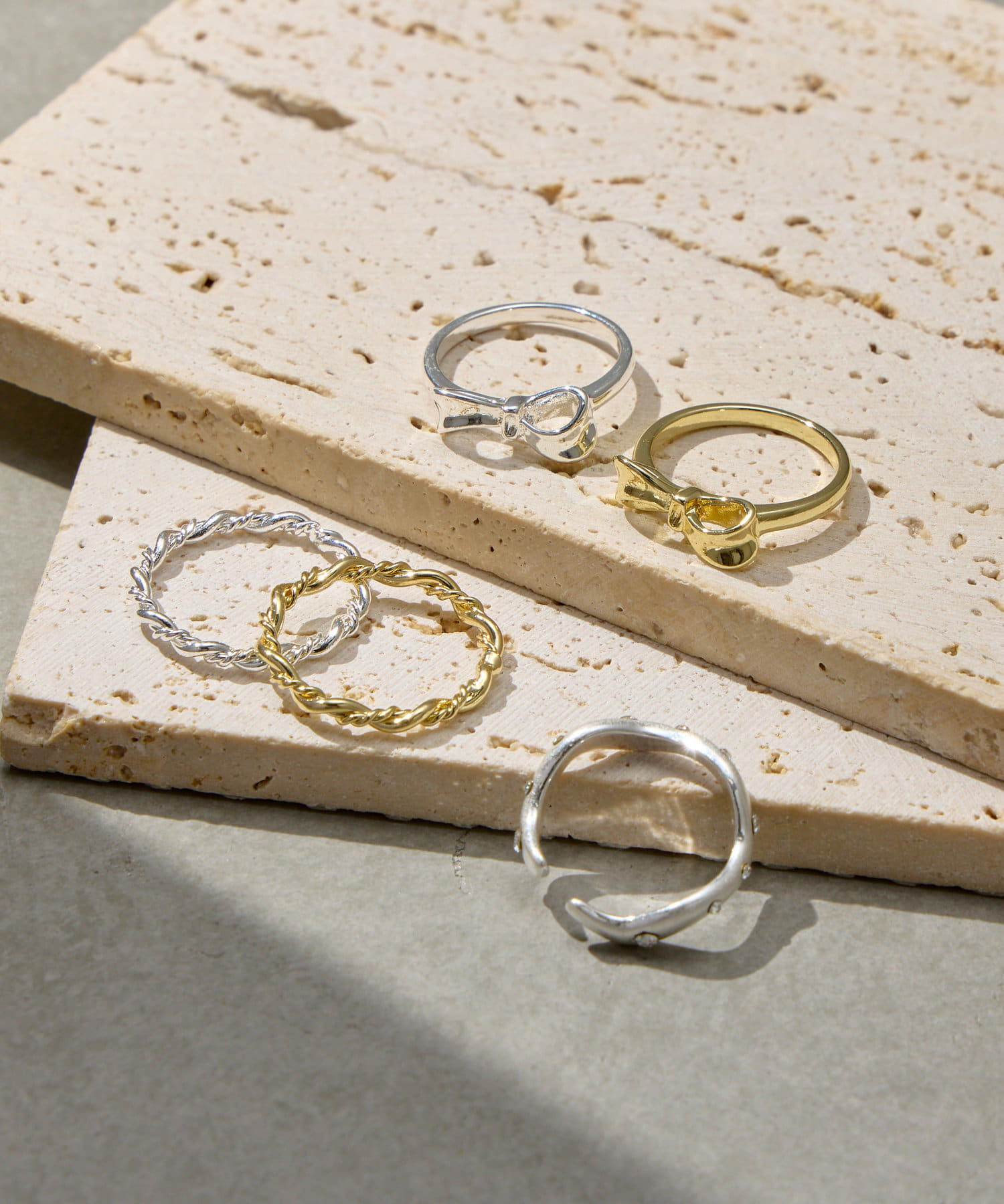 Lattice(ラティス) メタルリボンリング