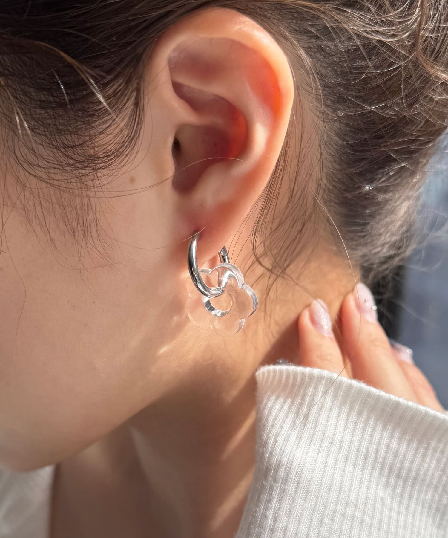 Lattice(ラティス) 2wayフラワーピアス