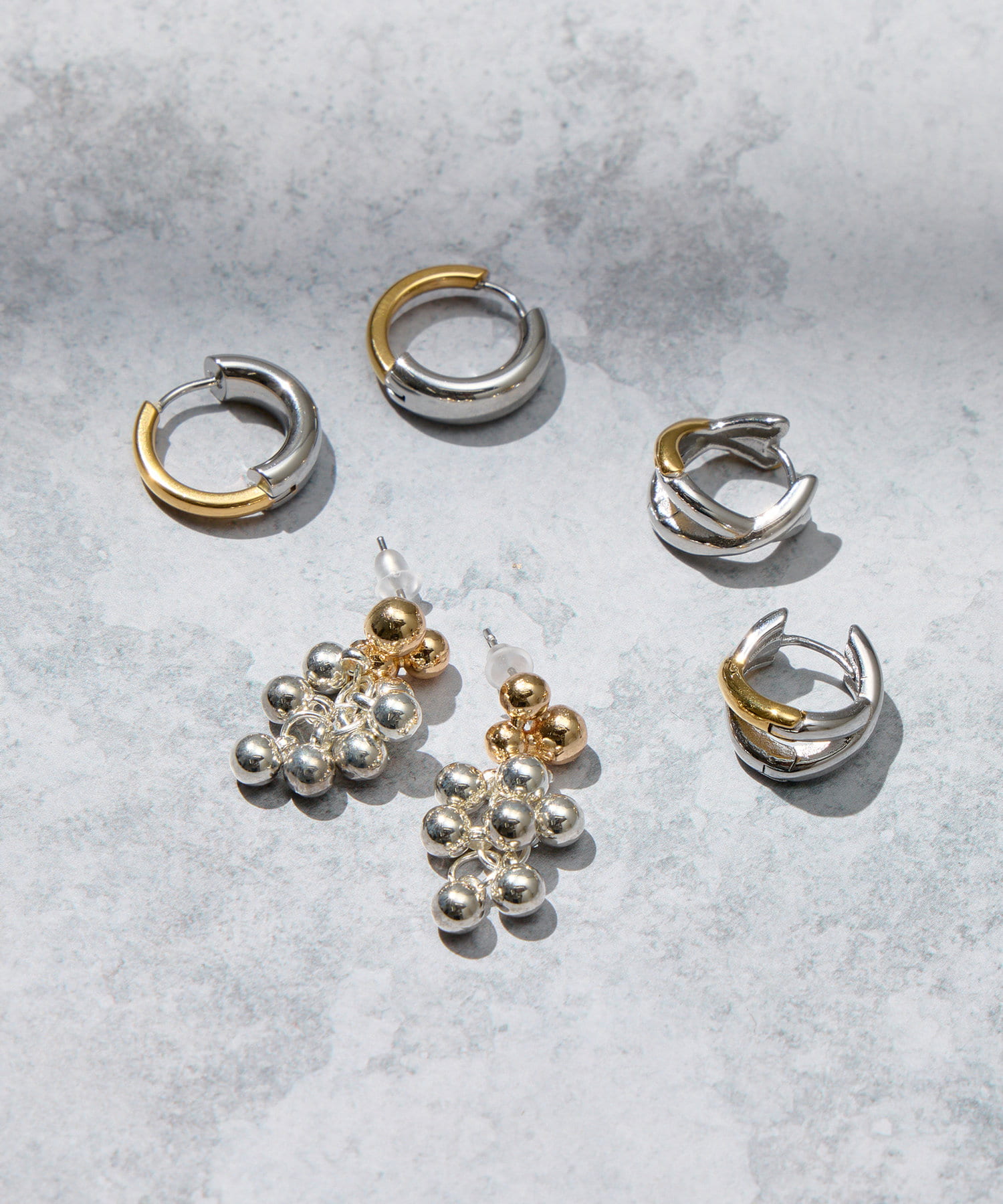 Lattice(ラティス) ミックスボールピアス