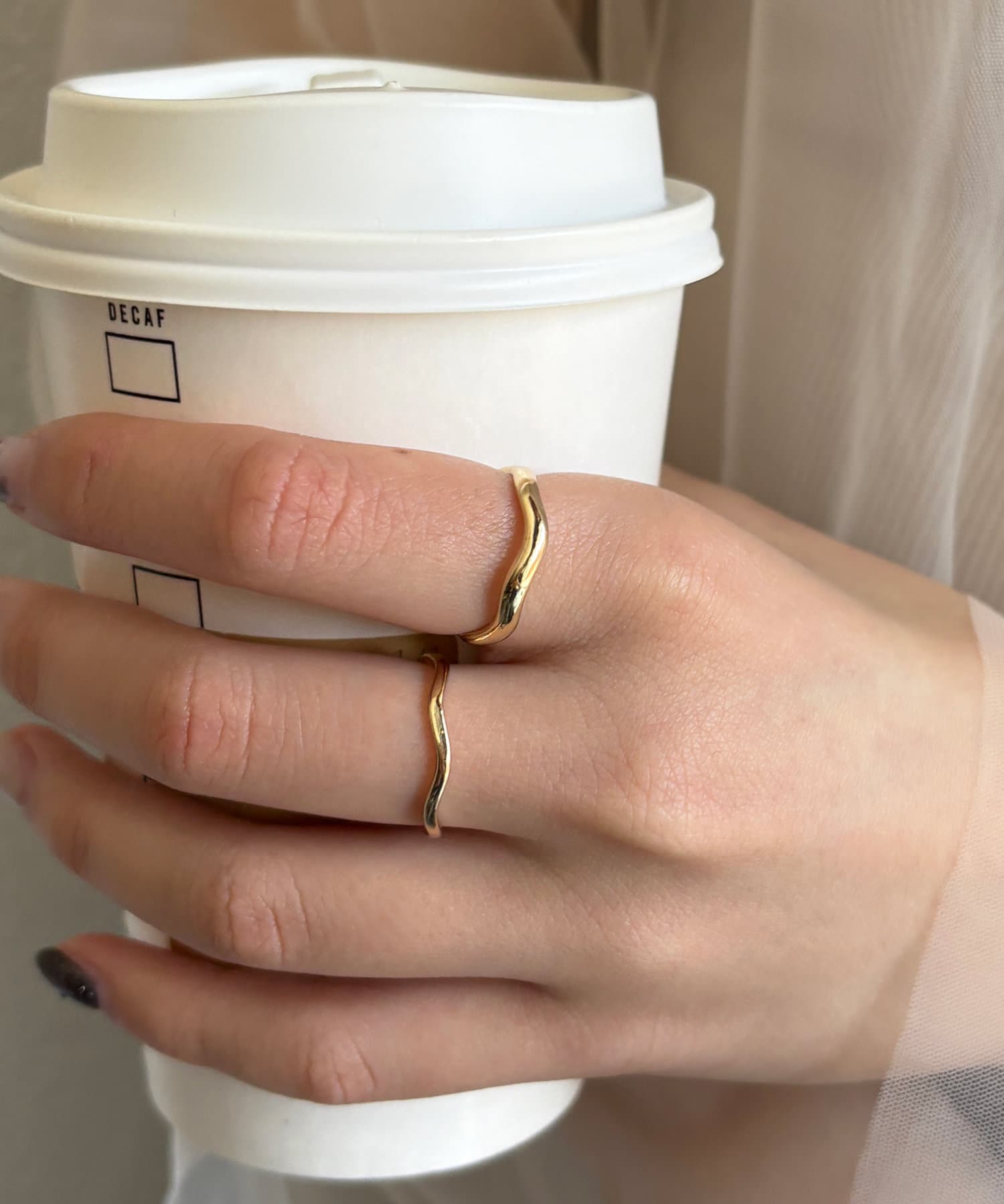 Lattice(ラティス) ニュアンスリングセット(2P)