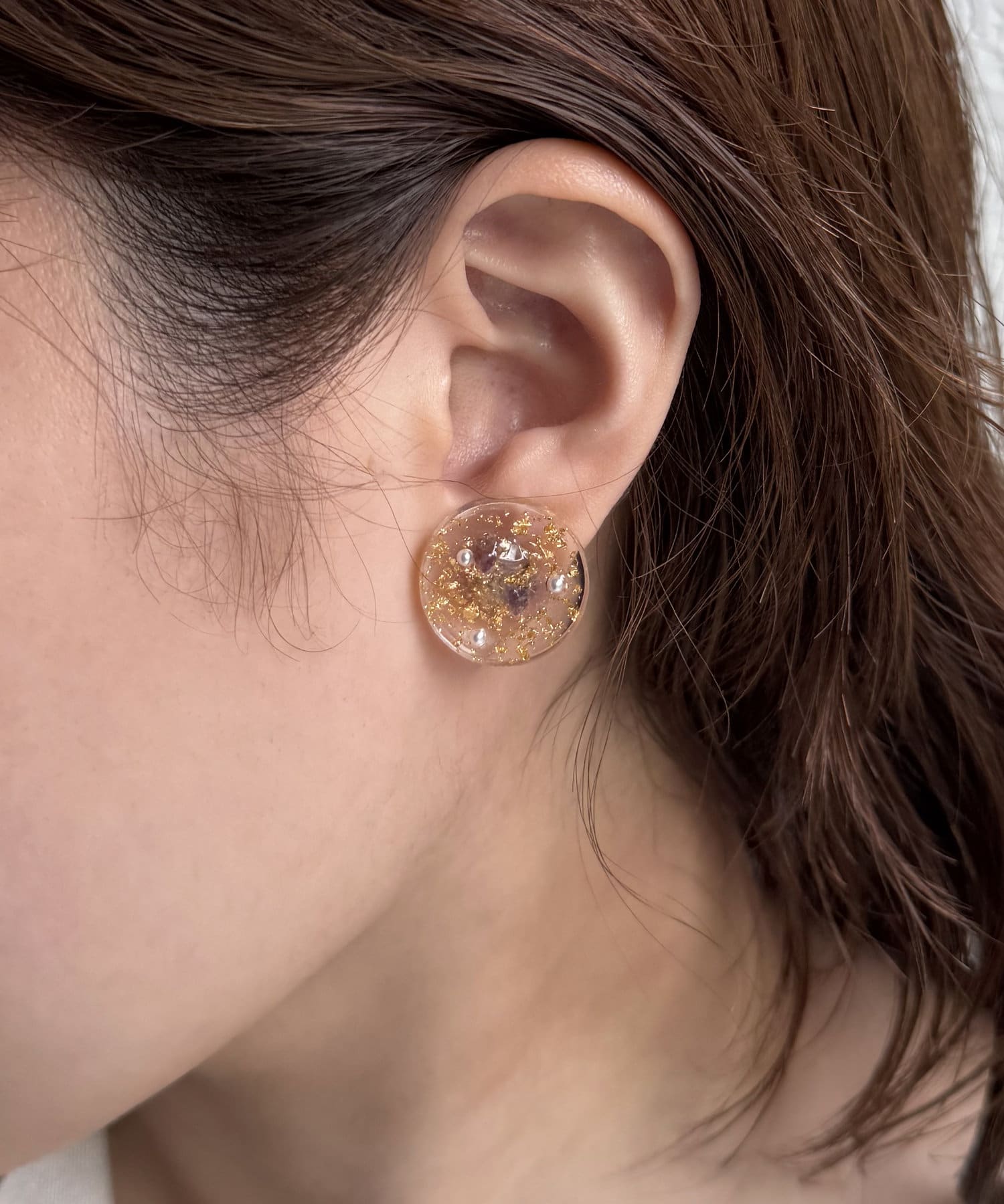 Lattice(ラティス) ニュアンスクリアピアス