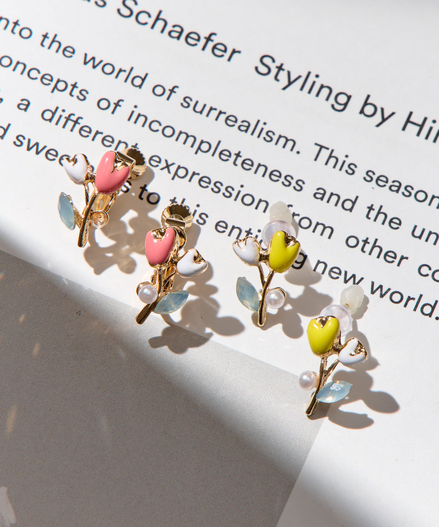 Lattice(ラティス) チューリップカラーイヤリング