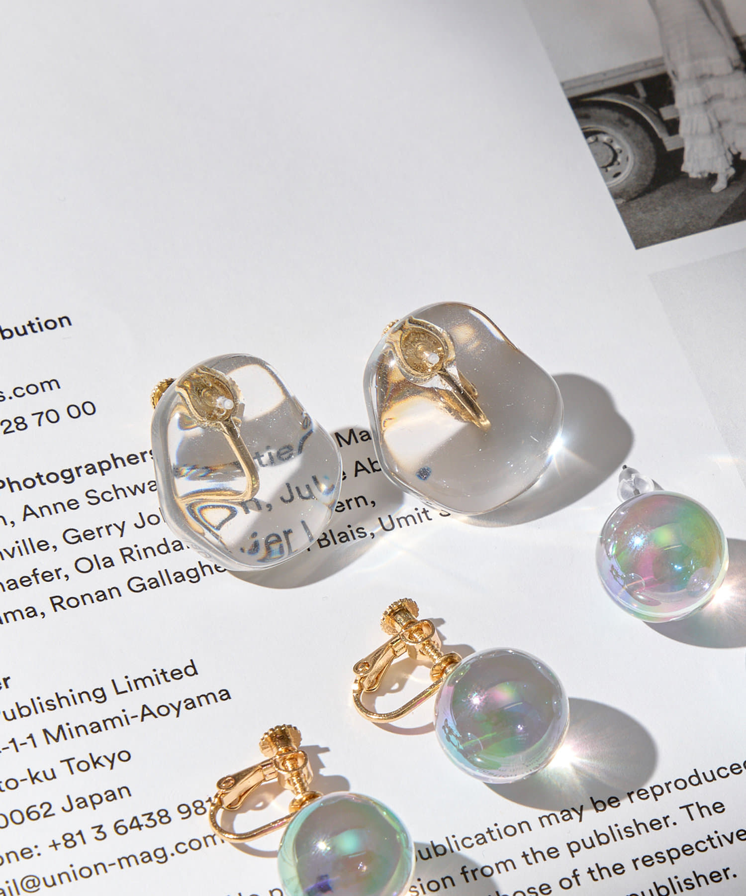 Lattice(ラティス) ぷっくりクリアイヤリング