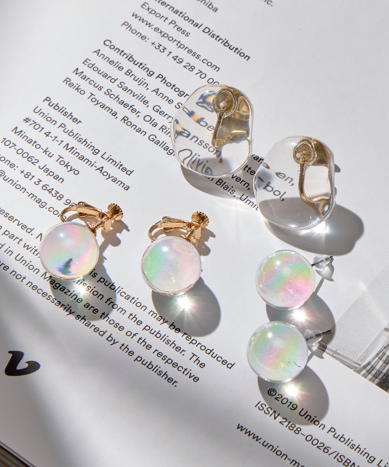 Lattice(ラティス) ぷっくりクリアイヤリング