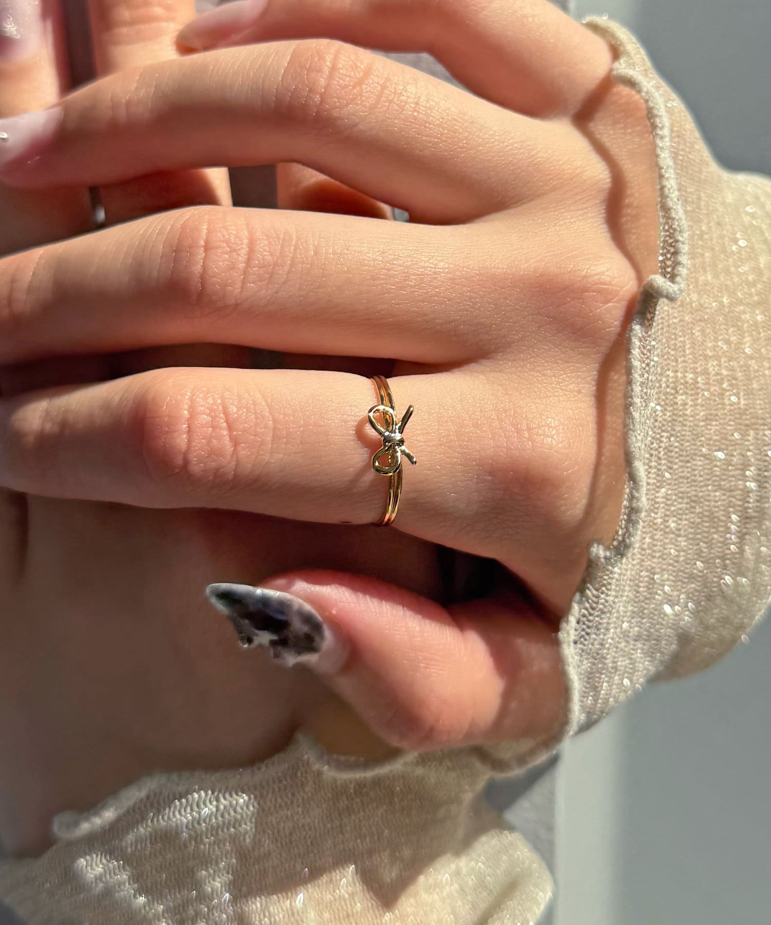 Lattice(ラティス) ミニリボンリング