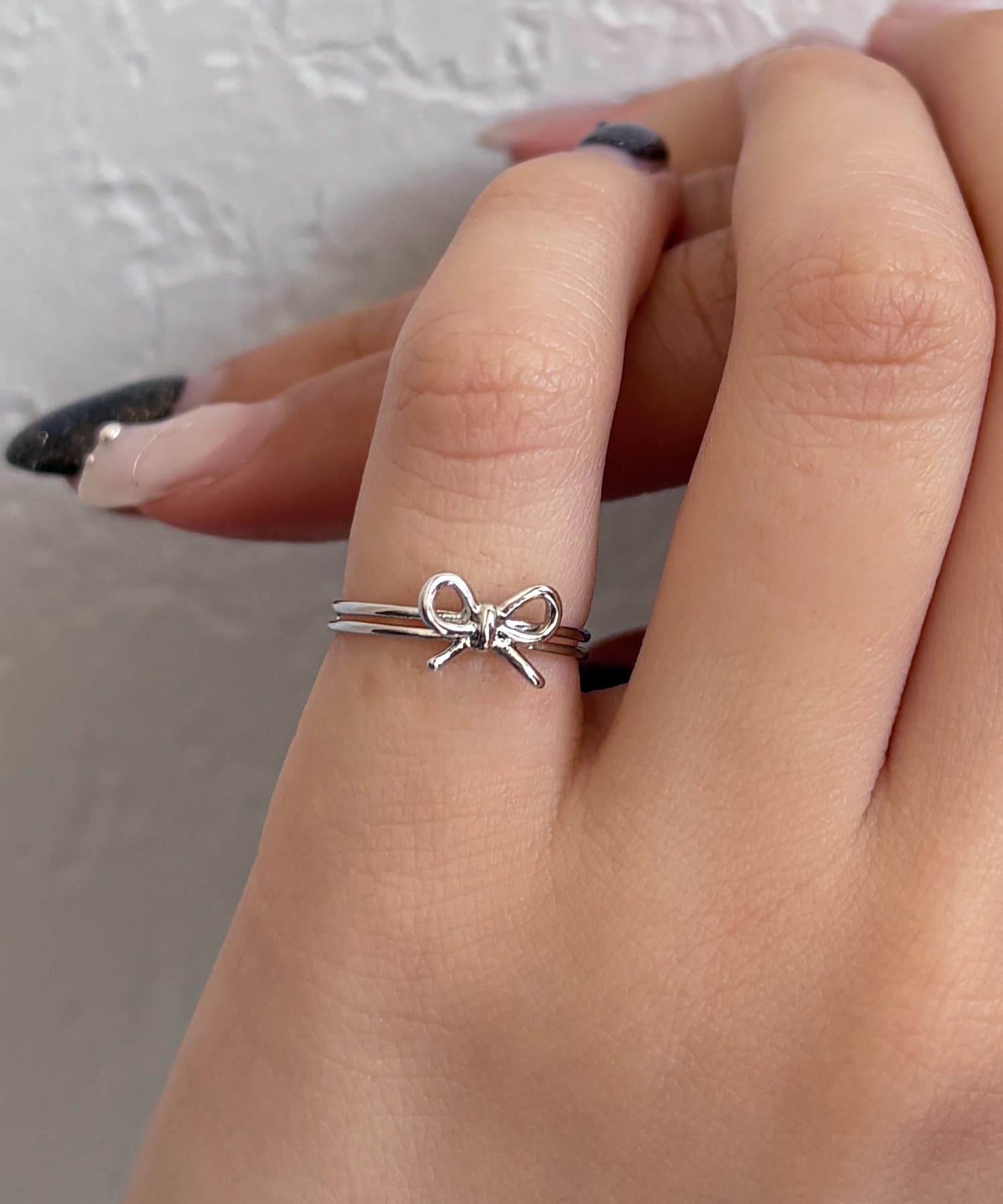 Lattice(ラティス) ミニリボンピンキーリング