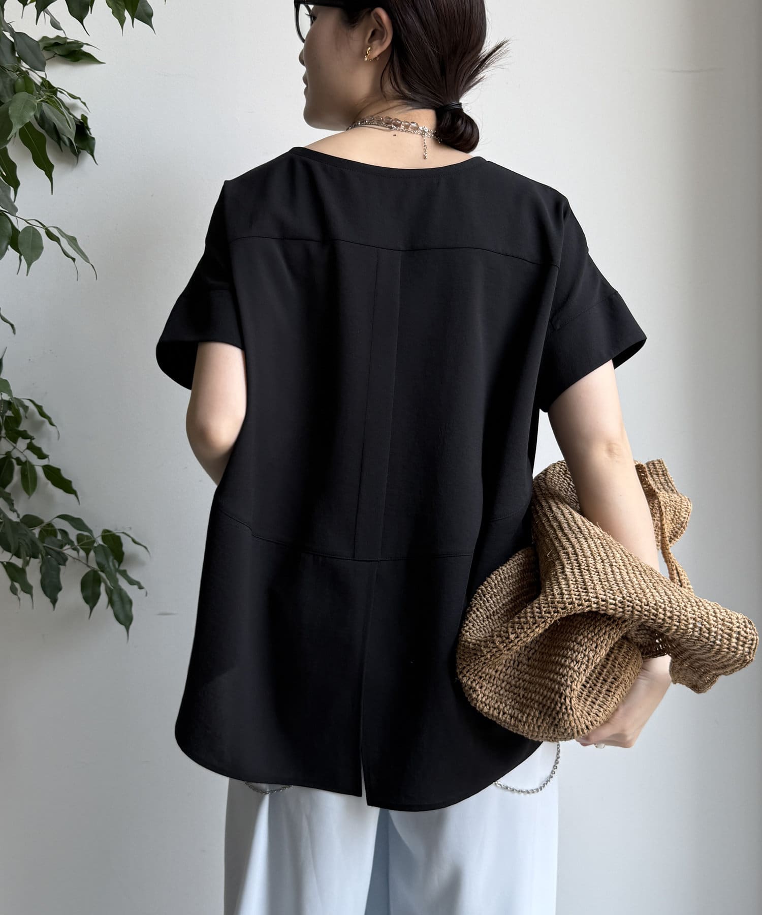 DOUDOU(ドゥドゥ) 【完売カラー再追加！】裾切替プルオーバー