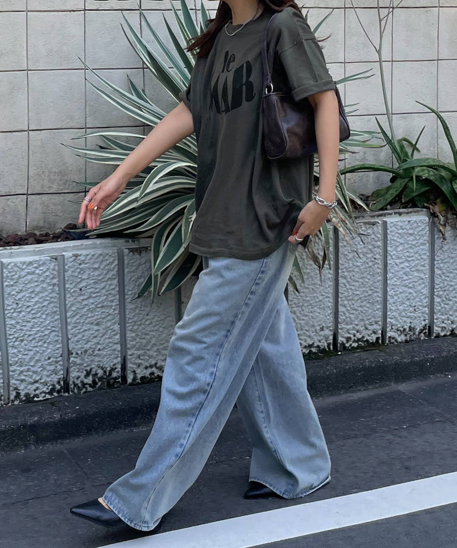 DISCOAT(ディスコート) 【新色追加・ユニセックス】ヴィンテージライクグラフィックTシャツ