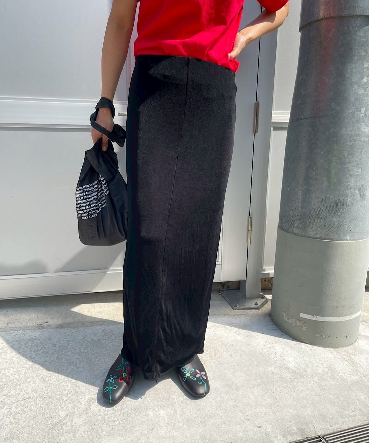 Sheer rib zip skirt | Pasterip(パセリ)レディース | PAL