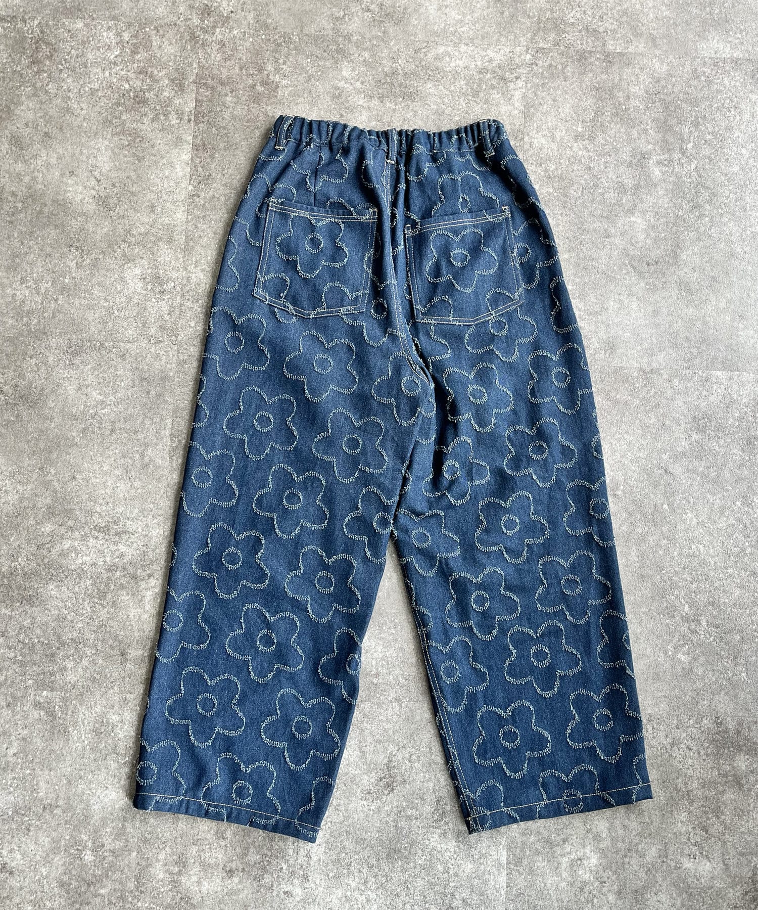 CPCM(シーピーシーエム) 【リバイバル】フラワージャガードデニムパンツ