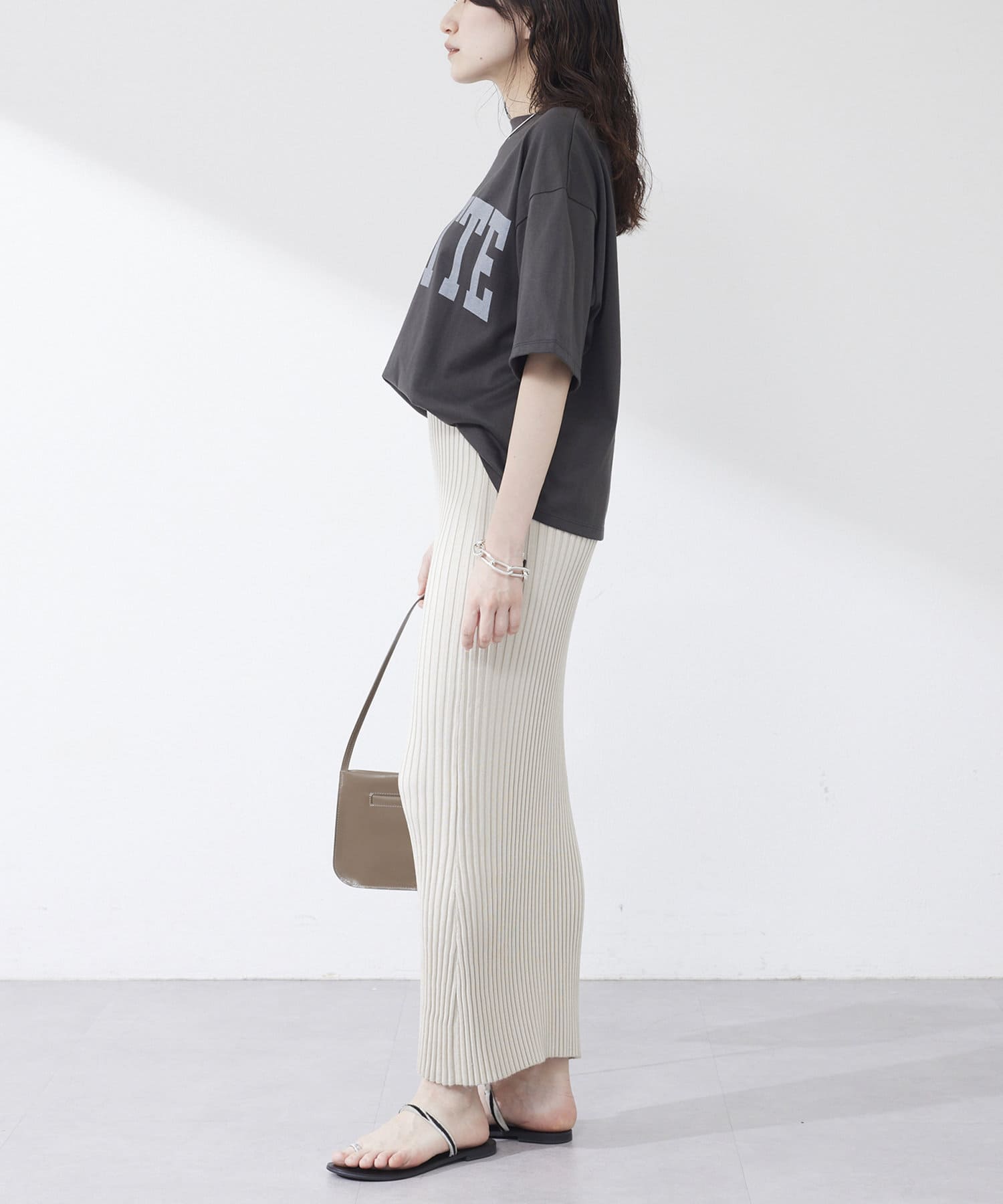 Whim Gazette(ウィム ガゼット) GAZETTEロゴ Tシャツ