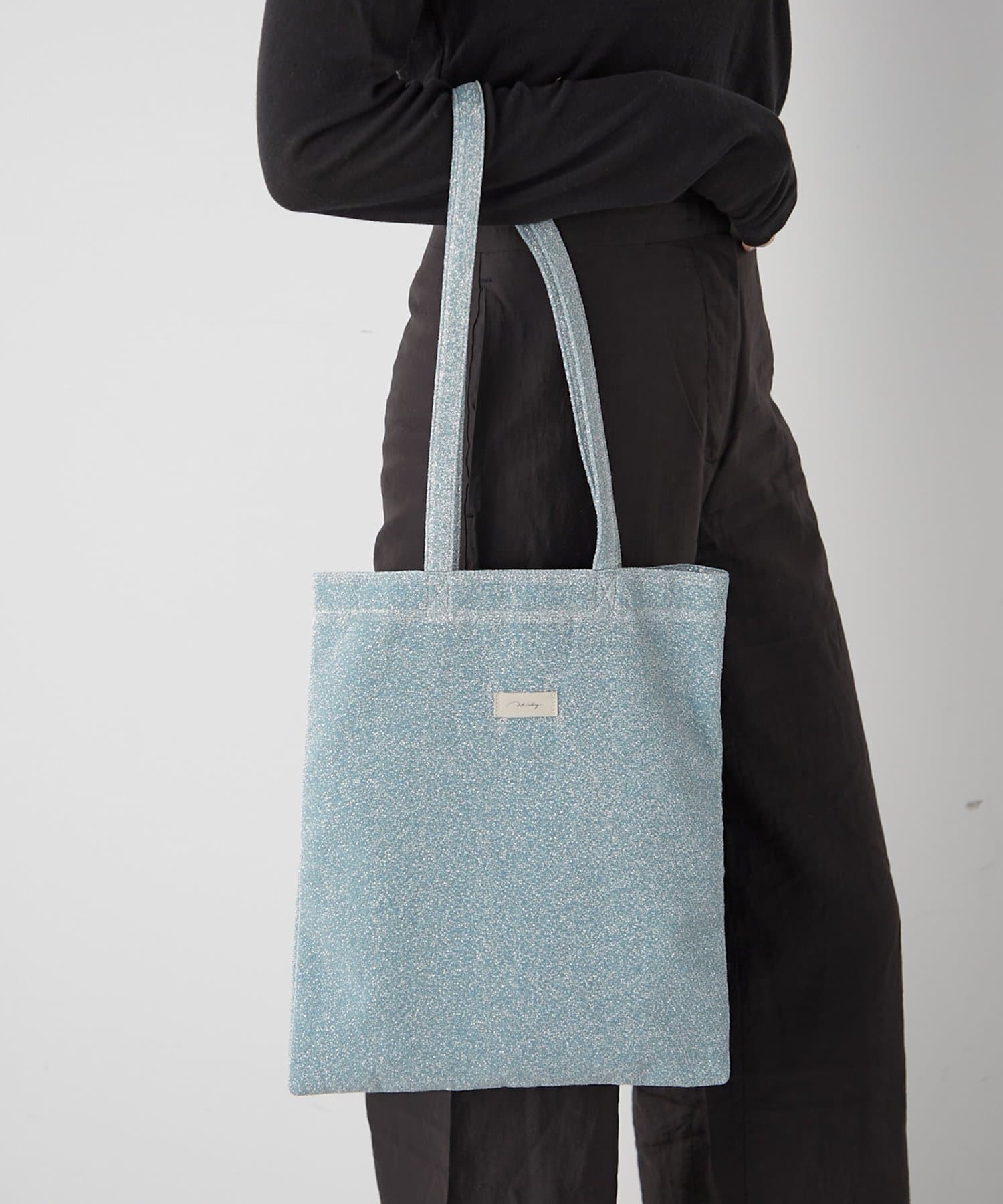 BIRTHDAY BAR(バースデイバー) ラメフラットトートバッグ