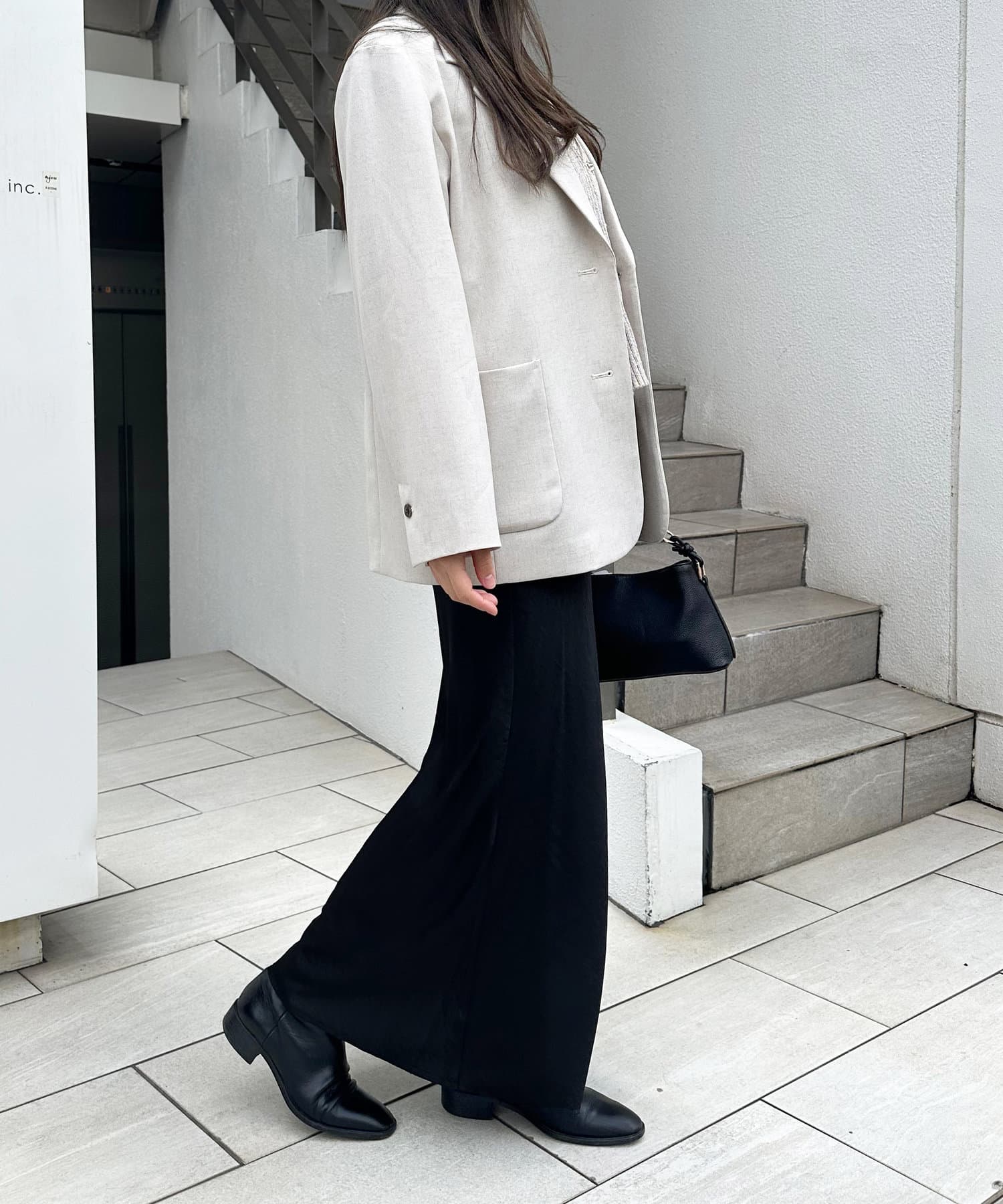 NICE CLAUP / OLIVE des OLIVE OUTLET(ナイスクラップ  / オリーブ デ オリーブ アウトレット) 【LARUTA】とろみナロースカート