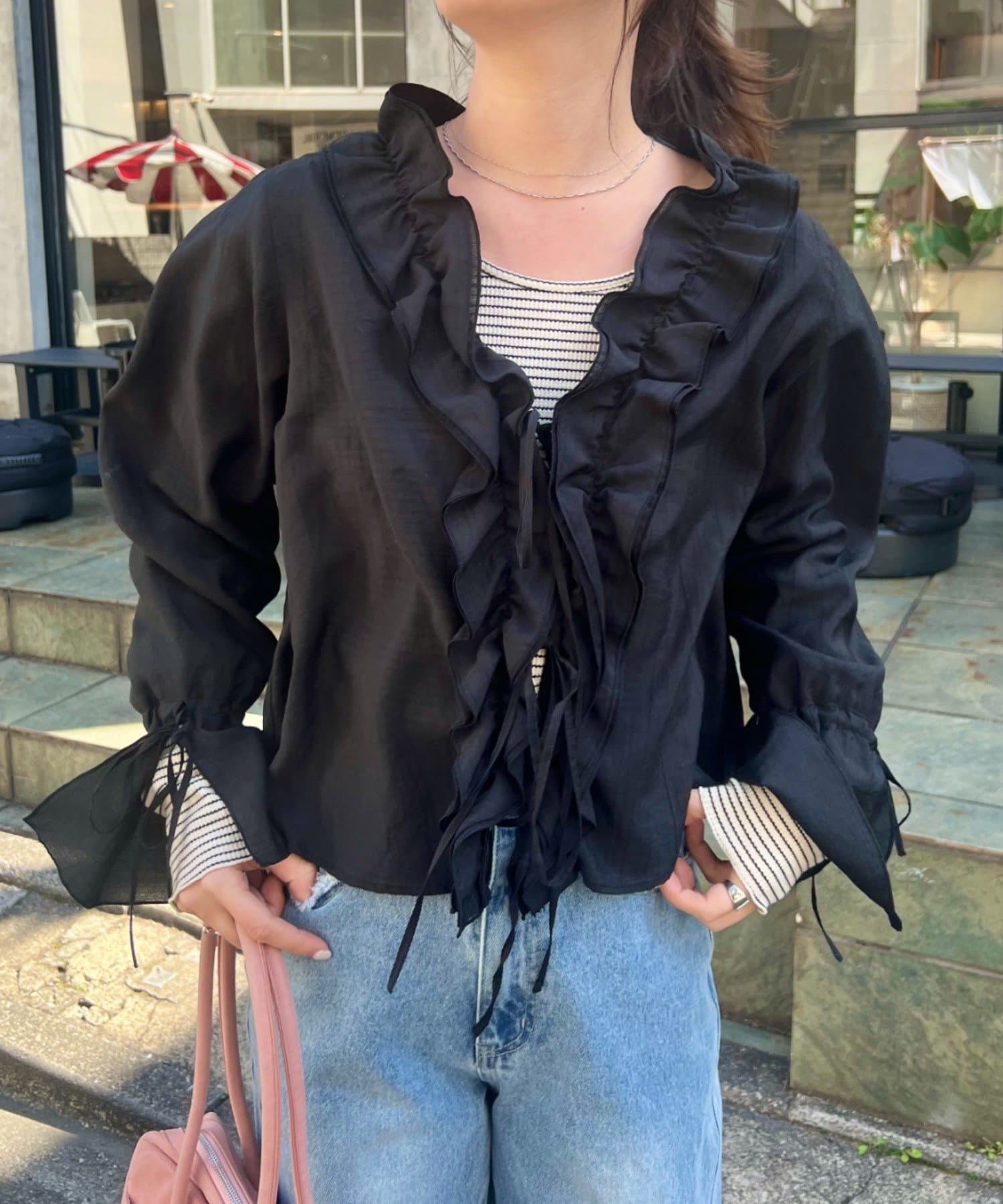 Kastane】フロントフリルブラウス | OUTLET(アウトレット)レディース