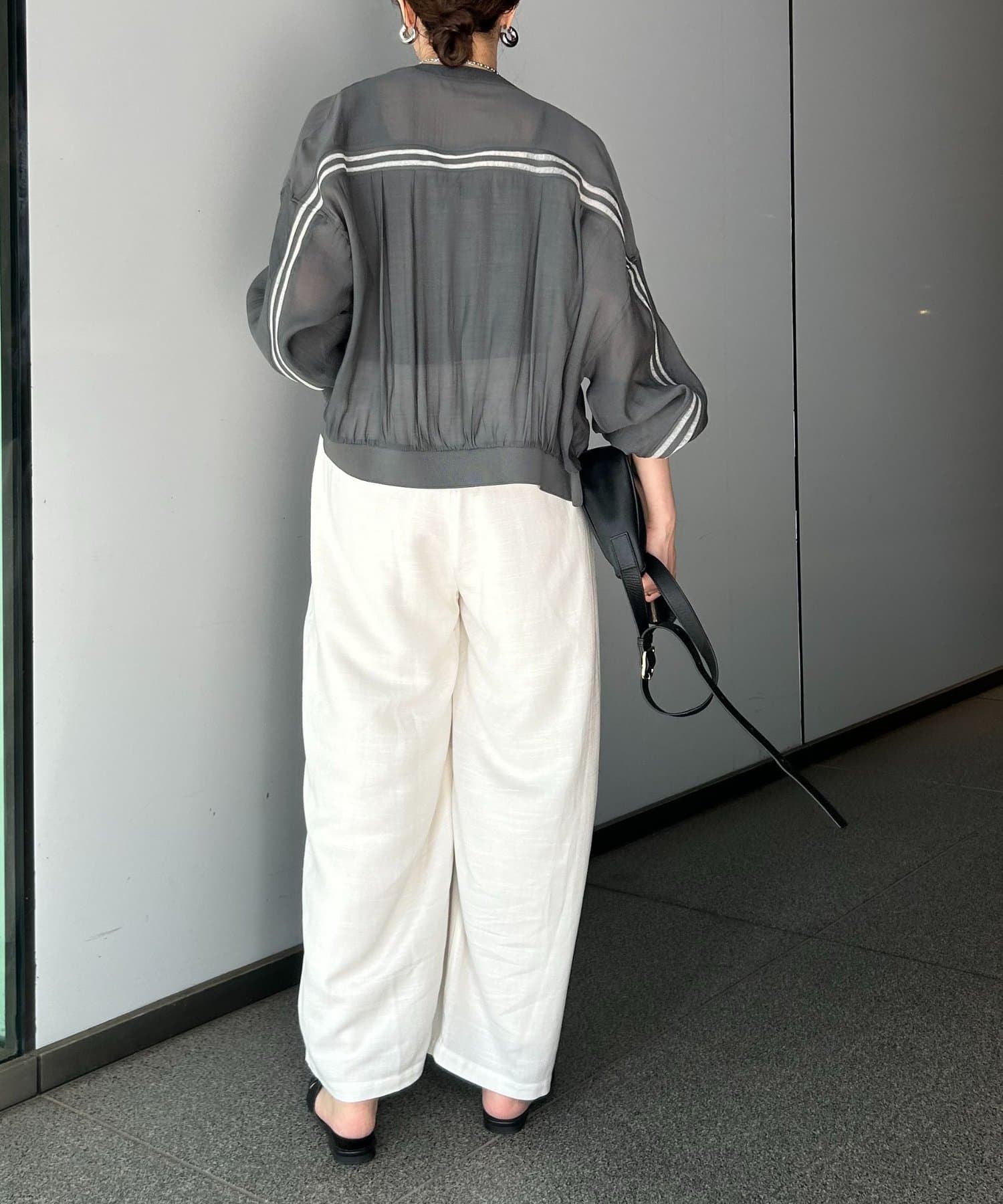 リラックスカーブパンツ　ジェナエスパスメルヴェイユ　Jena espace Jena espace merveilleux｜リネンカーブパンツ | Rakuten