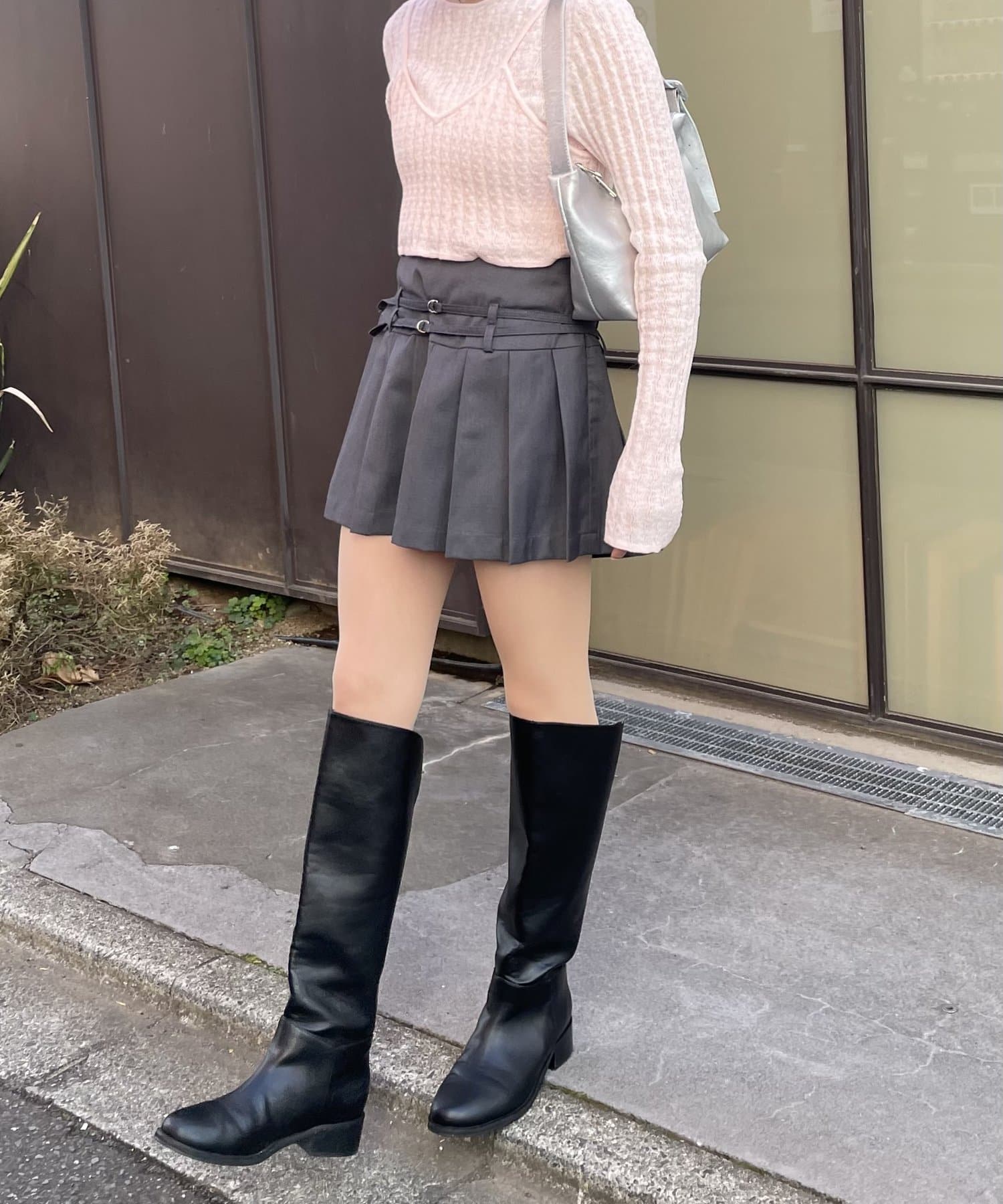 OUTLET(アウトレット) 【mystic】配色ビスチェニットSET