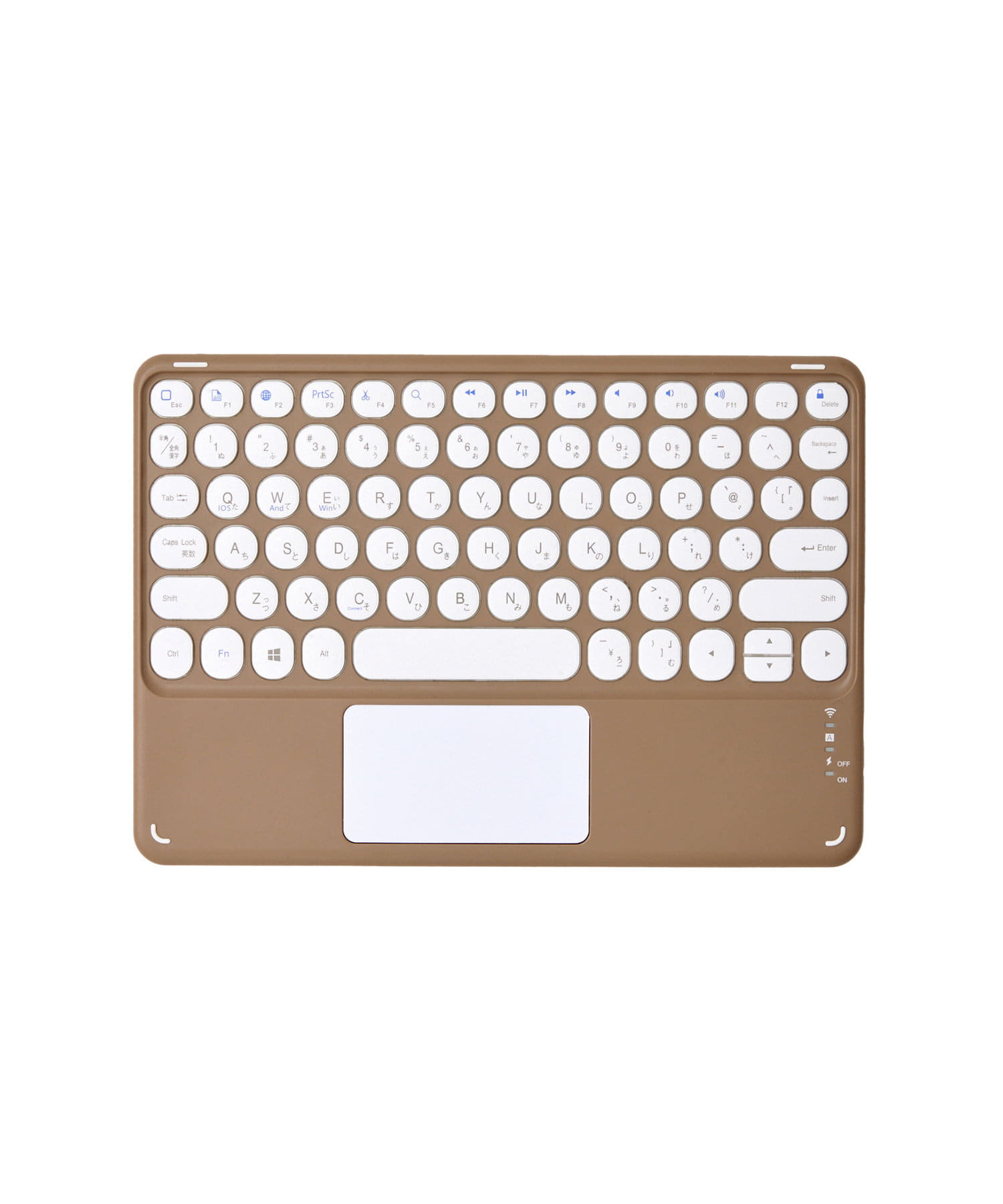 3COINS(スリーコインズ) タッチパッド付きキーボード