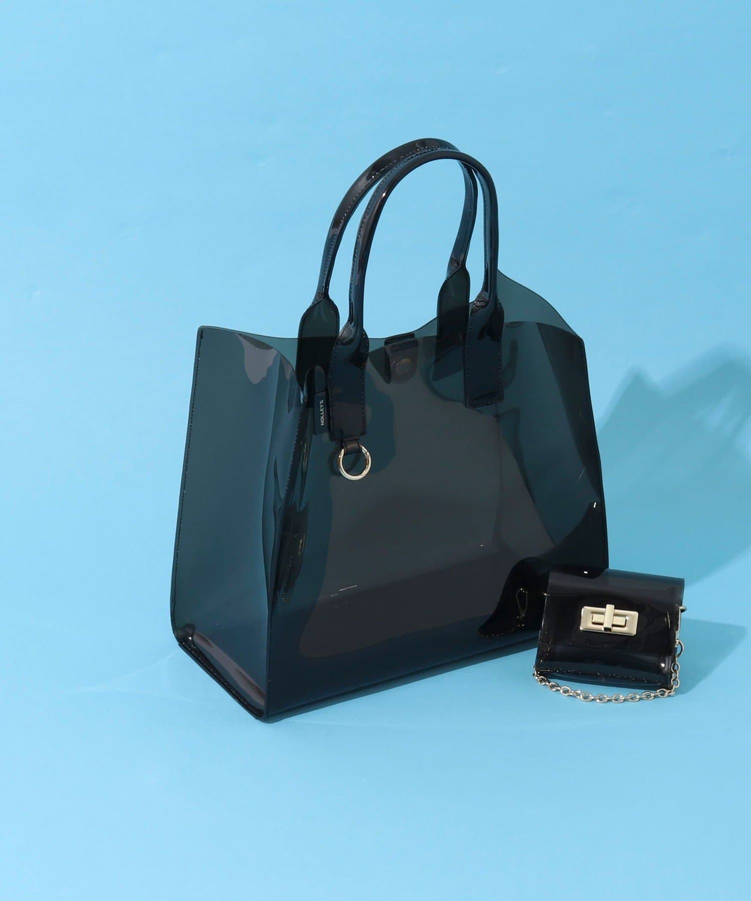 NOLLEY'S(ノーリーズ) PVCトート＆ミニバッグチャーム