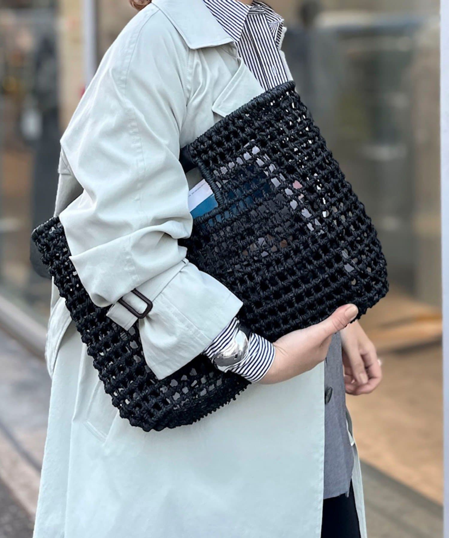 NOLLEY'S(ノーリーズ) 【BAGMATI/ バグマティ】ラフィアかごバッグ【PR林☆別注アイテム】