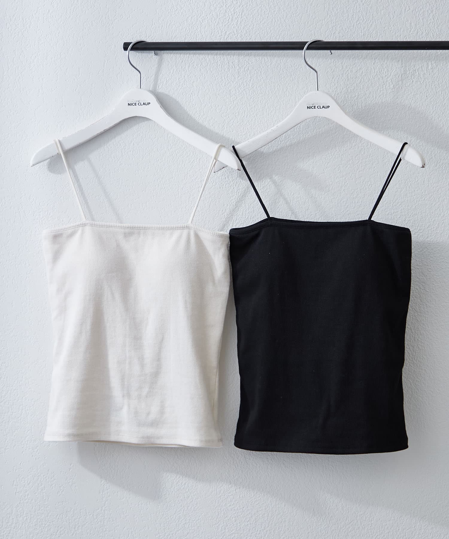 NICE CLAUP / OLIVE des OLIVE OUTLET(ナイスクラップ  / オリーブ デ オリーブ アウトレット) 【OUTLET限定】カップ付ベアキャミ